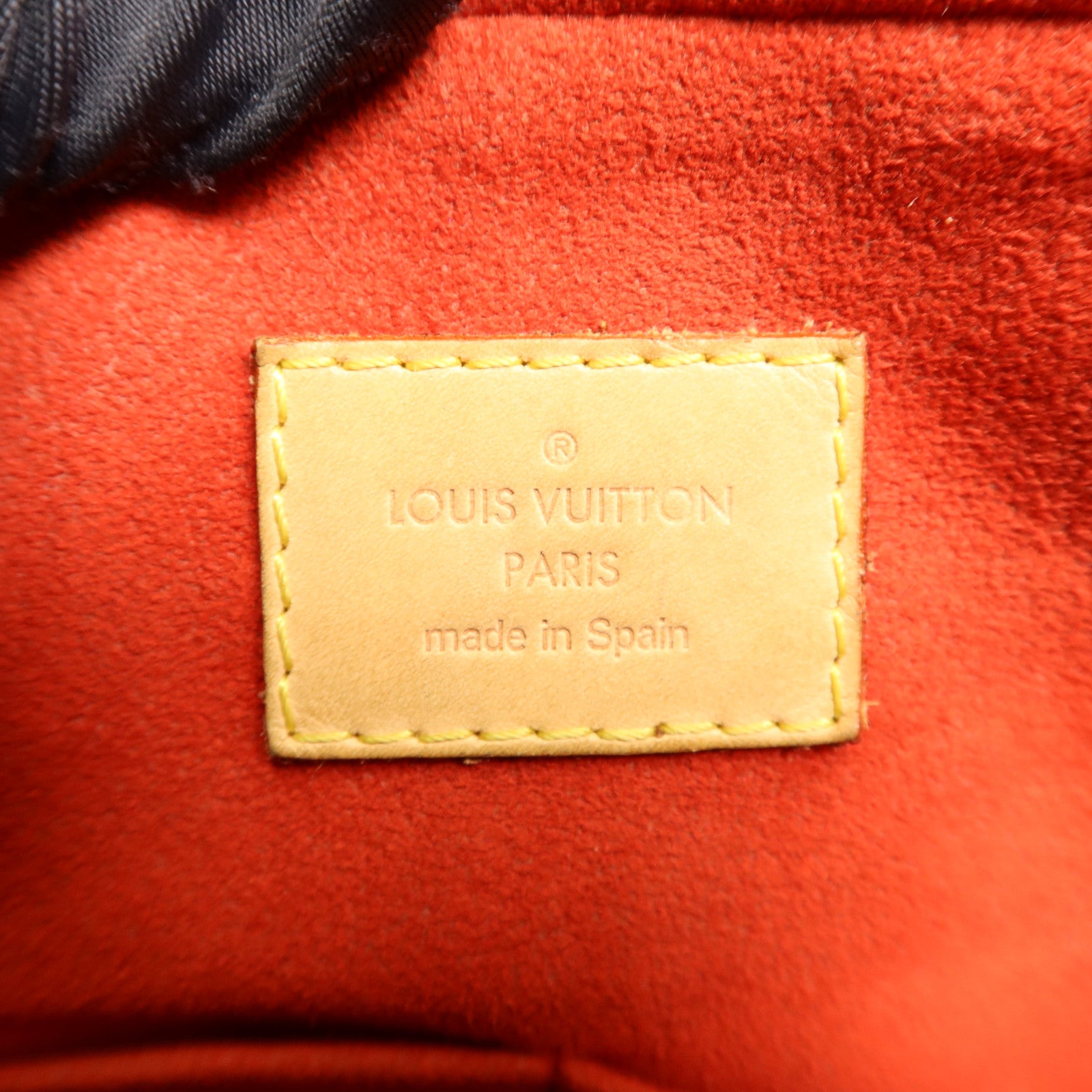 LOUIS VUITTON Monogram Pallas金扣手挽肩背兩用袋棕色/紅色