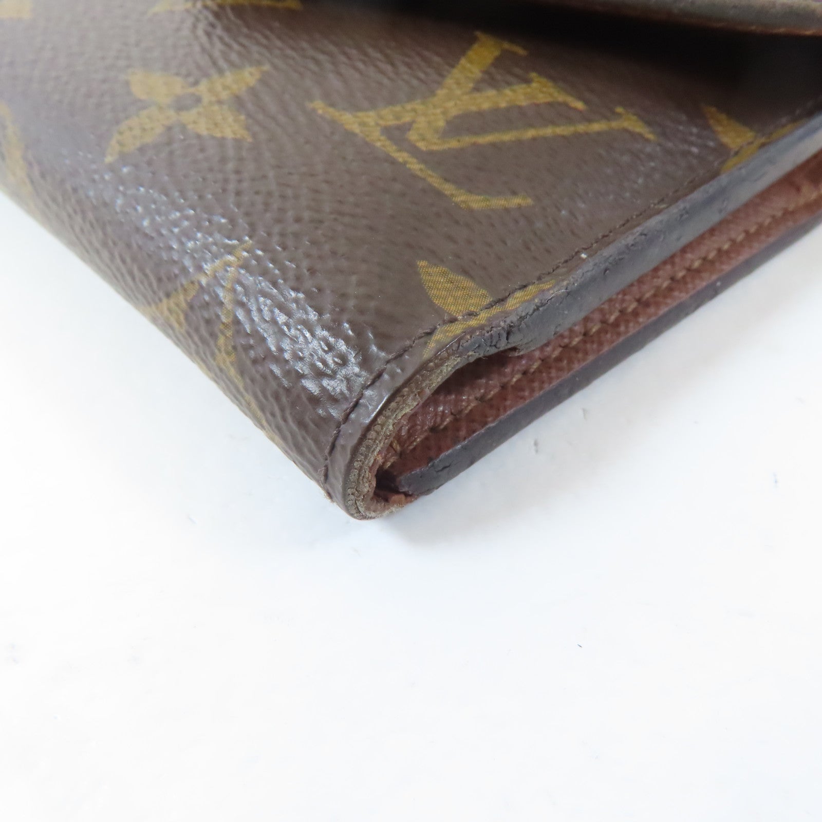 LOUIS VUITTON Monogram Victorine Wallet金扣錢包啡色