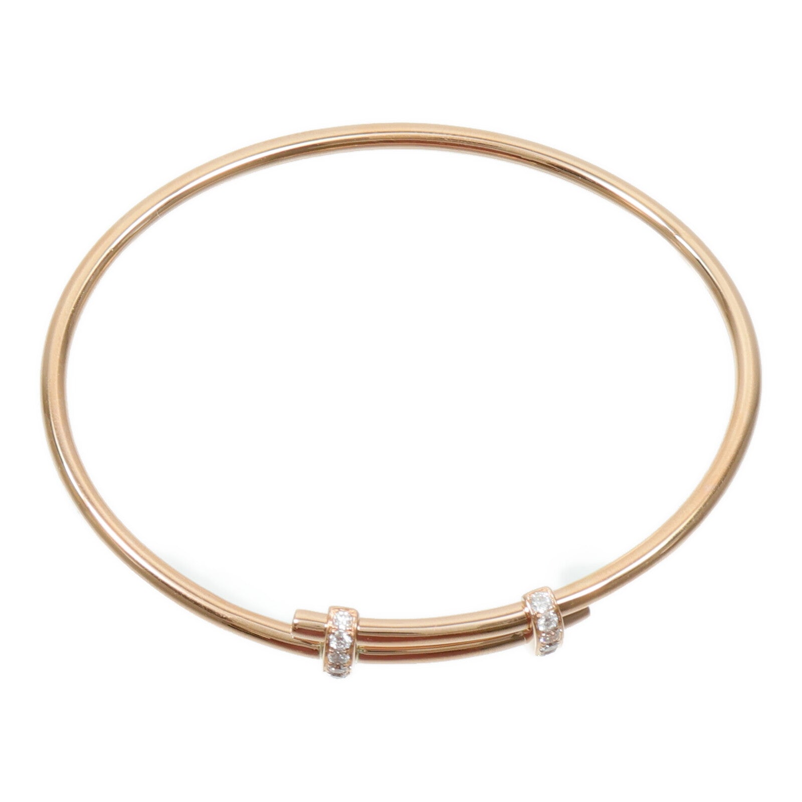 JEWELRY 18K玫瑰金Diamond Bangle/Bracelet鑽石手鐲