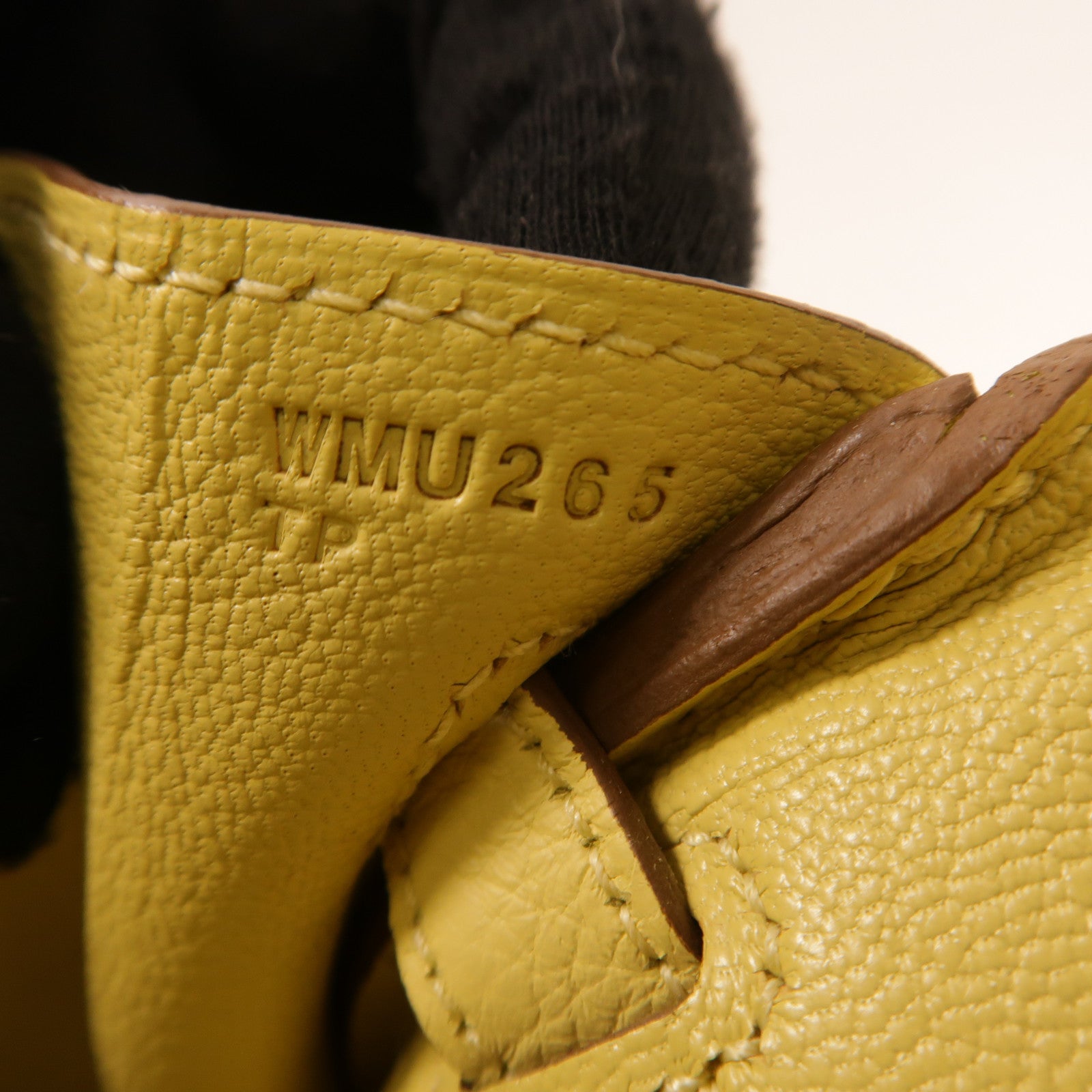 HERMES Togo皮革Birkin 25銀扣手挽袋Jaune Poussin