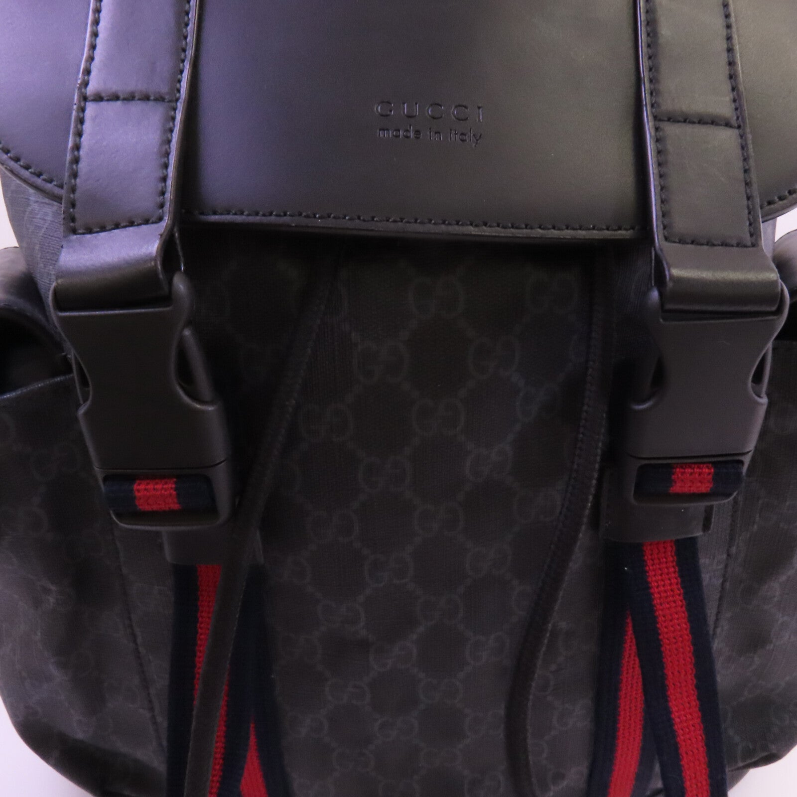GUCCI 塗層帆布GG Supreme Backpack背包