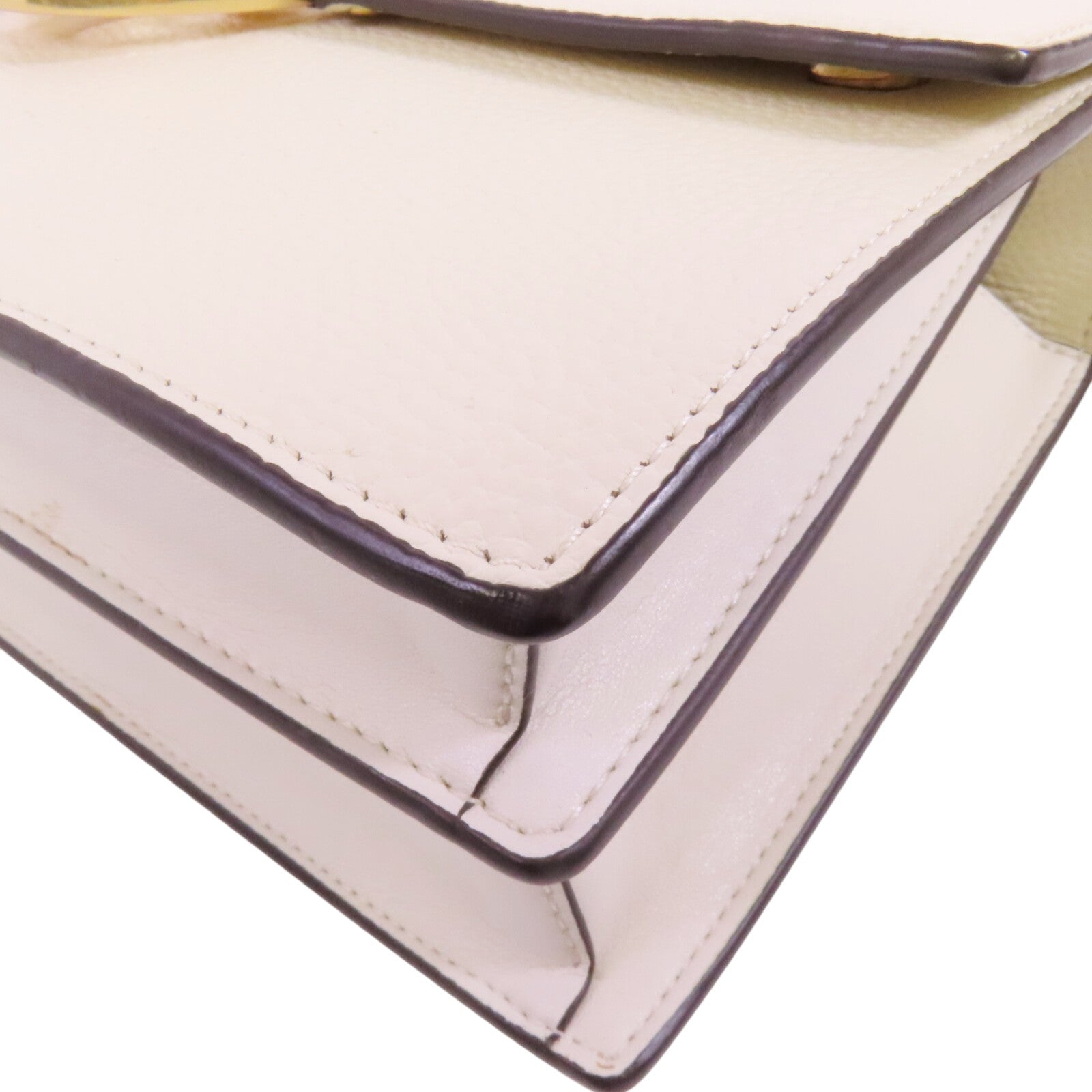 Tory Burch 牛皮皮革2Way Shoulder Bag金扣鏈帶手挽肩背兩用袋