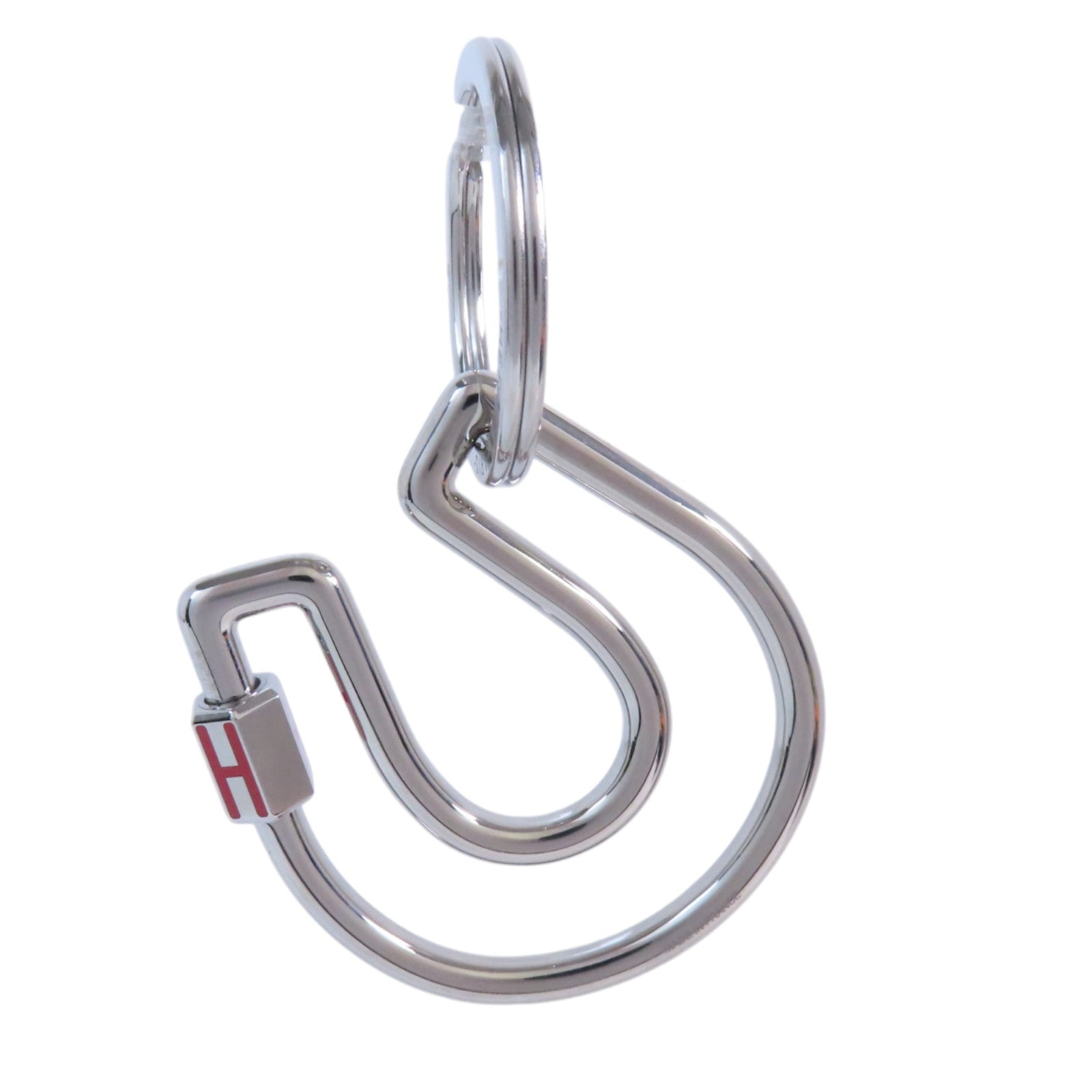 HERMES 金屬Fer A Cheval Key Ring銀扣鎖匙扣
