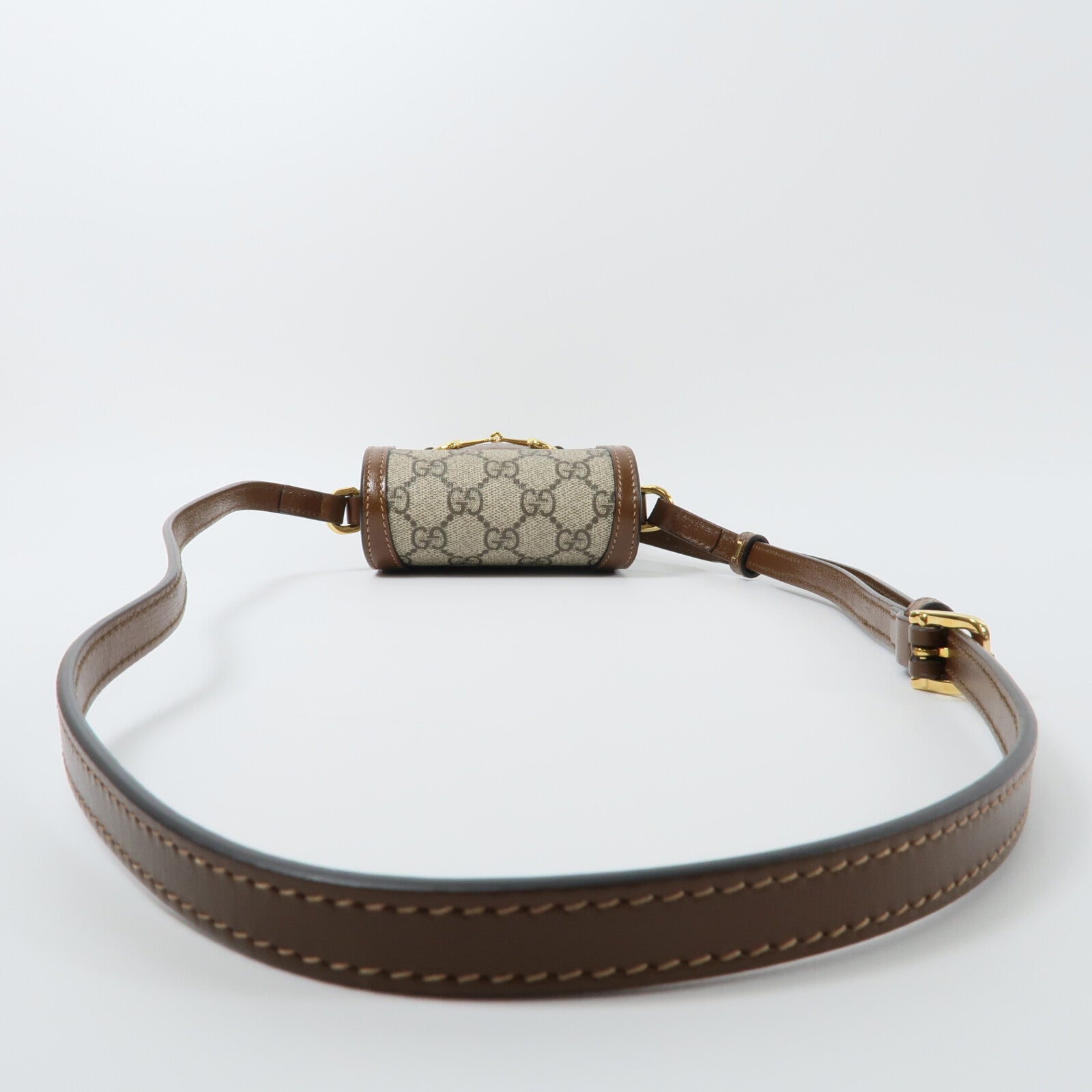 GUCCI 塗層帆布Horsebit 1955肩背袋
