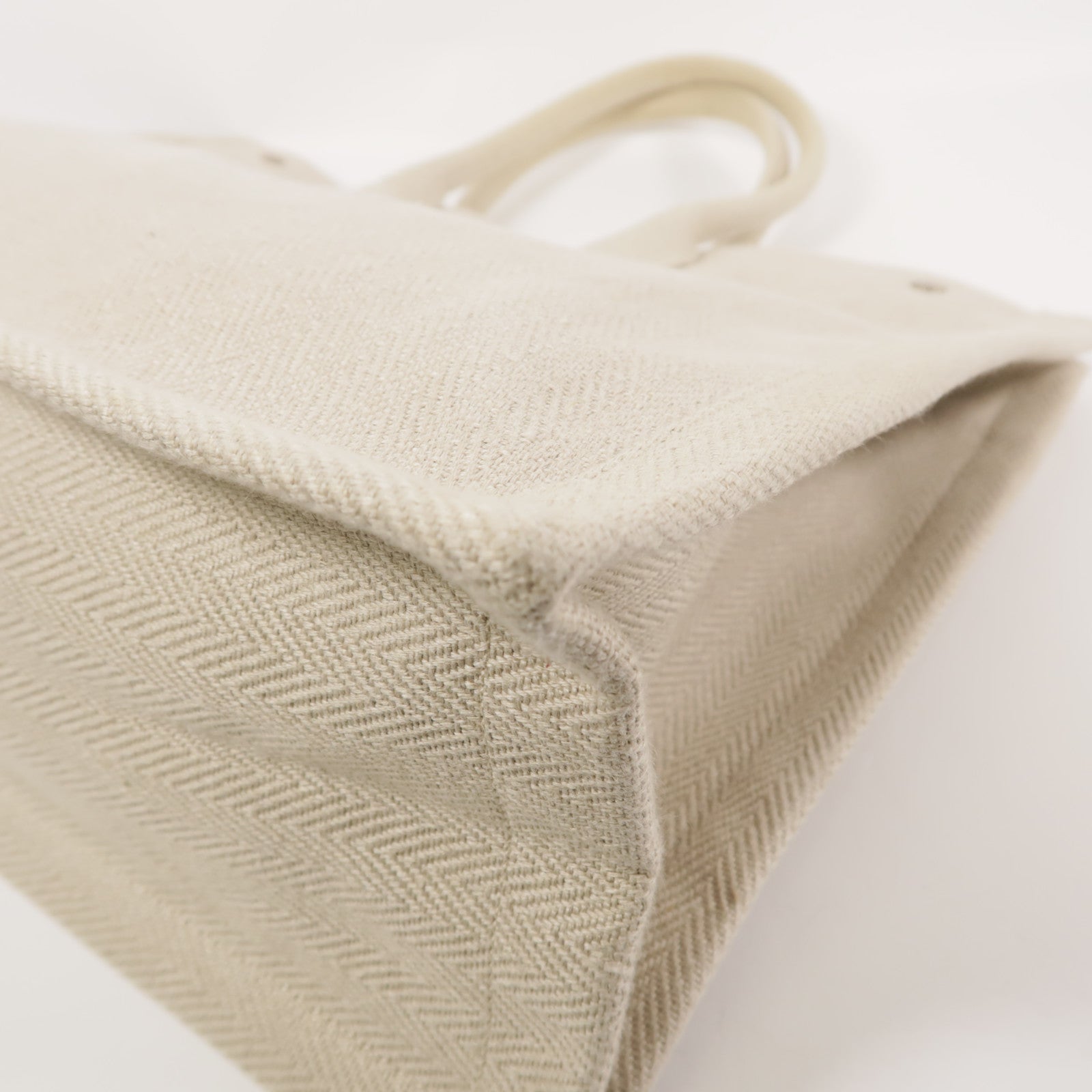 SAINT LAURENT 帆布Tote Bag銀扣手挽袋