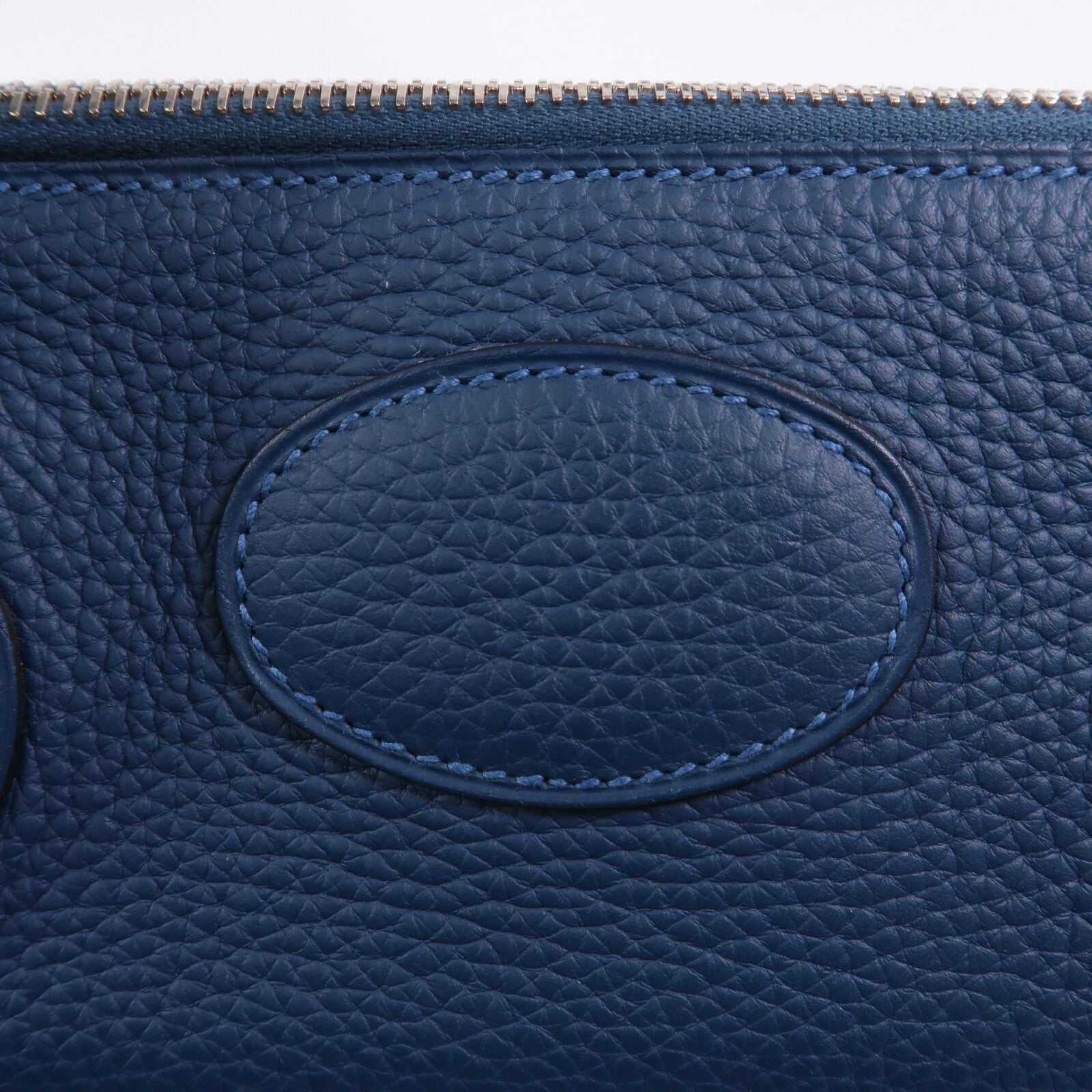 HERMES Togo皮革Bolide 31手挽袋Bleu Colvert