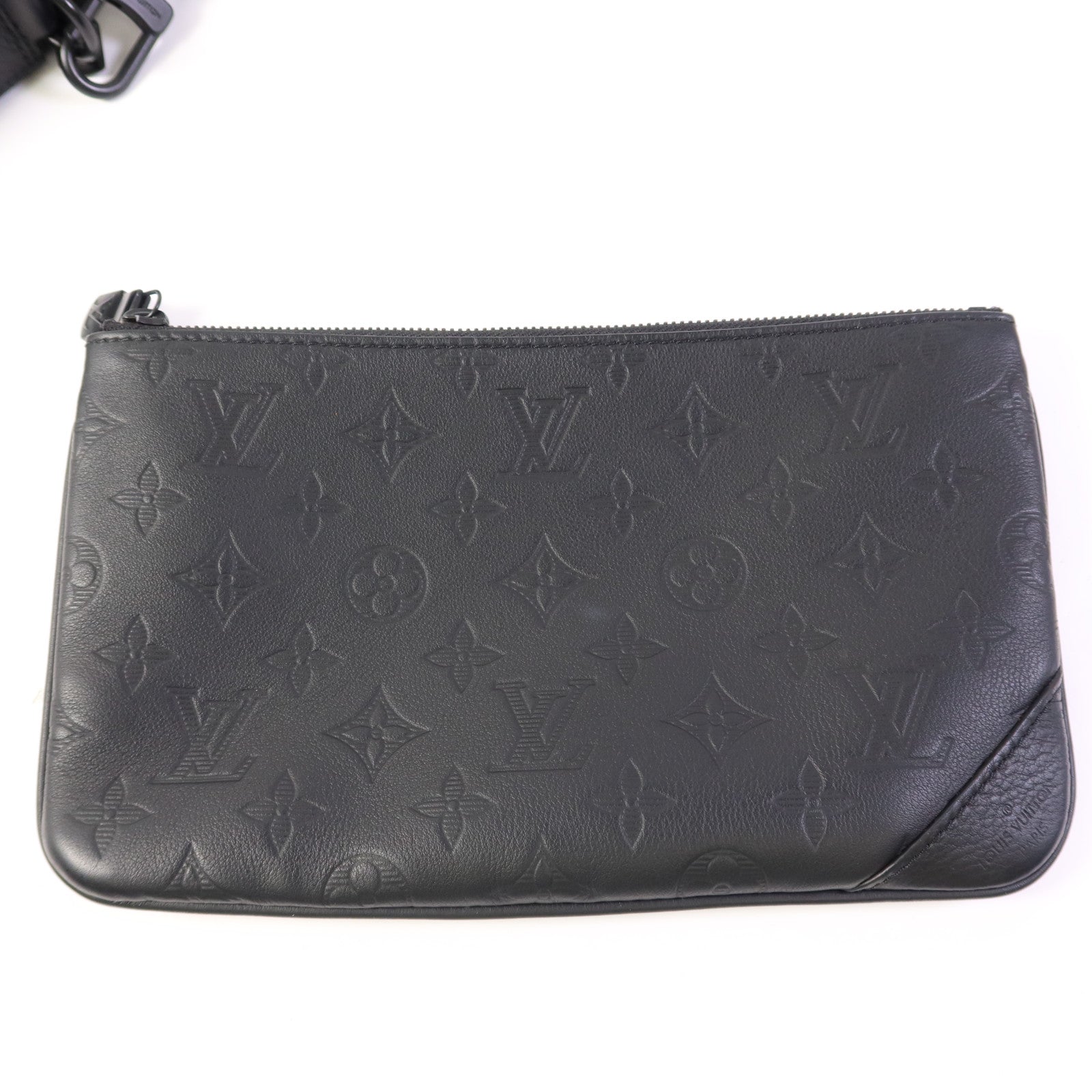 LOUIS VUITTON Monogram Shadow Trio Messenger肩背袋