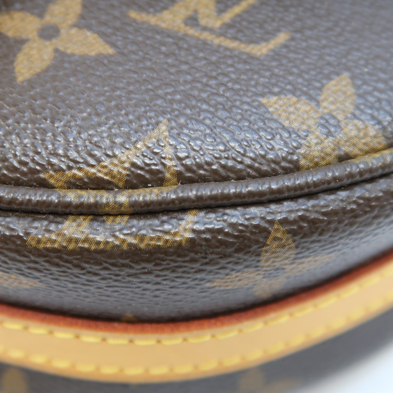 LOUIS VUITTON Monogram Chantilly PM金扣肩背袋啡色