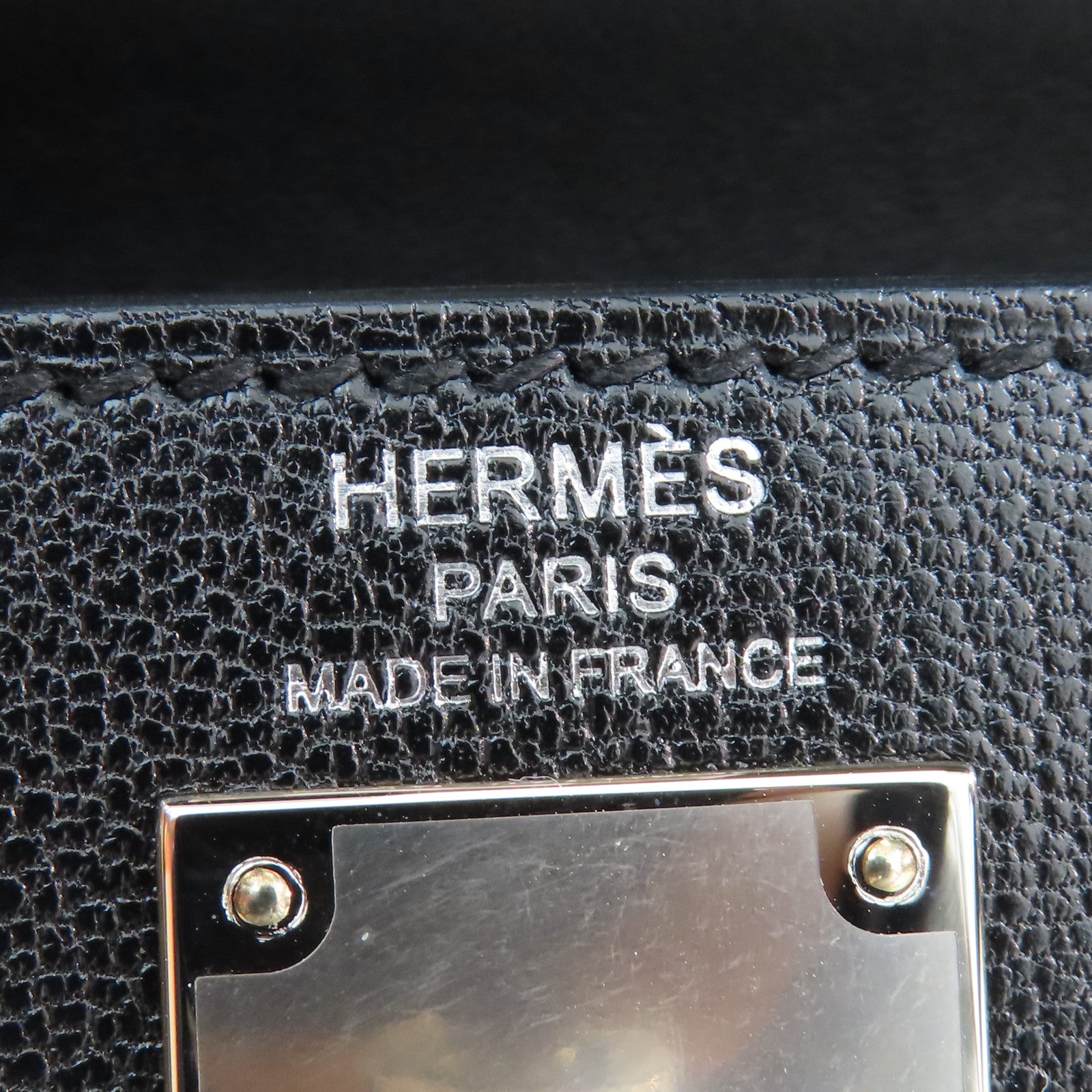 HERMES【激減優惠】 Ardennes皮革Kelly Elan銀扣肩背袋