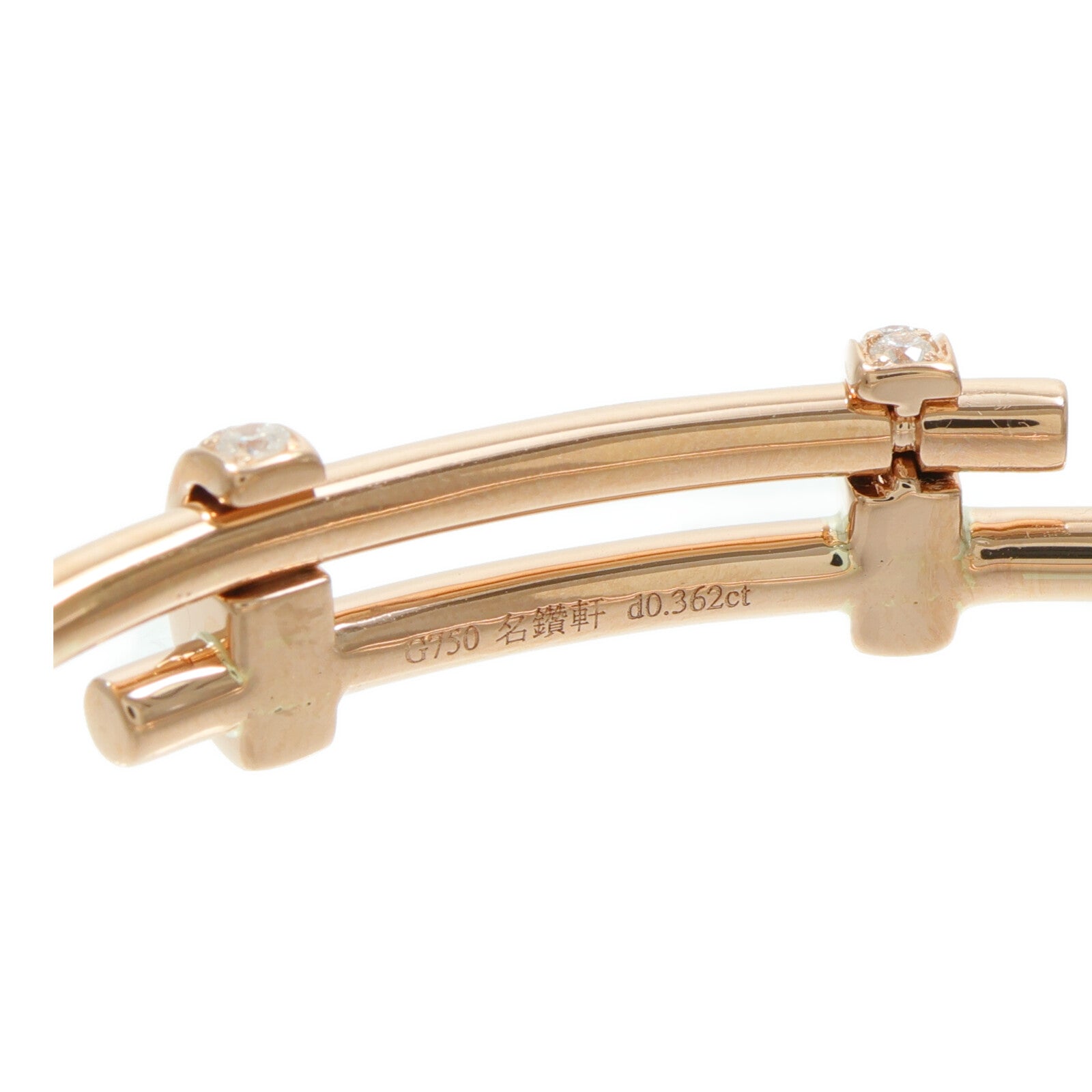 JEWELRY 18K玫瑰金Diamond Bangle/Bracelet鑽石手鐲