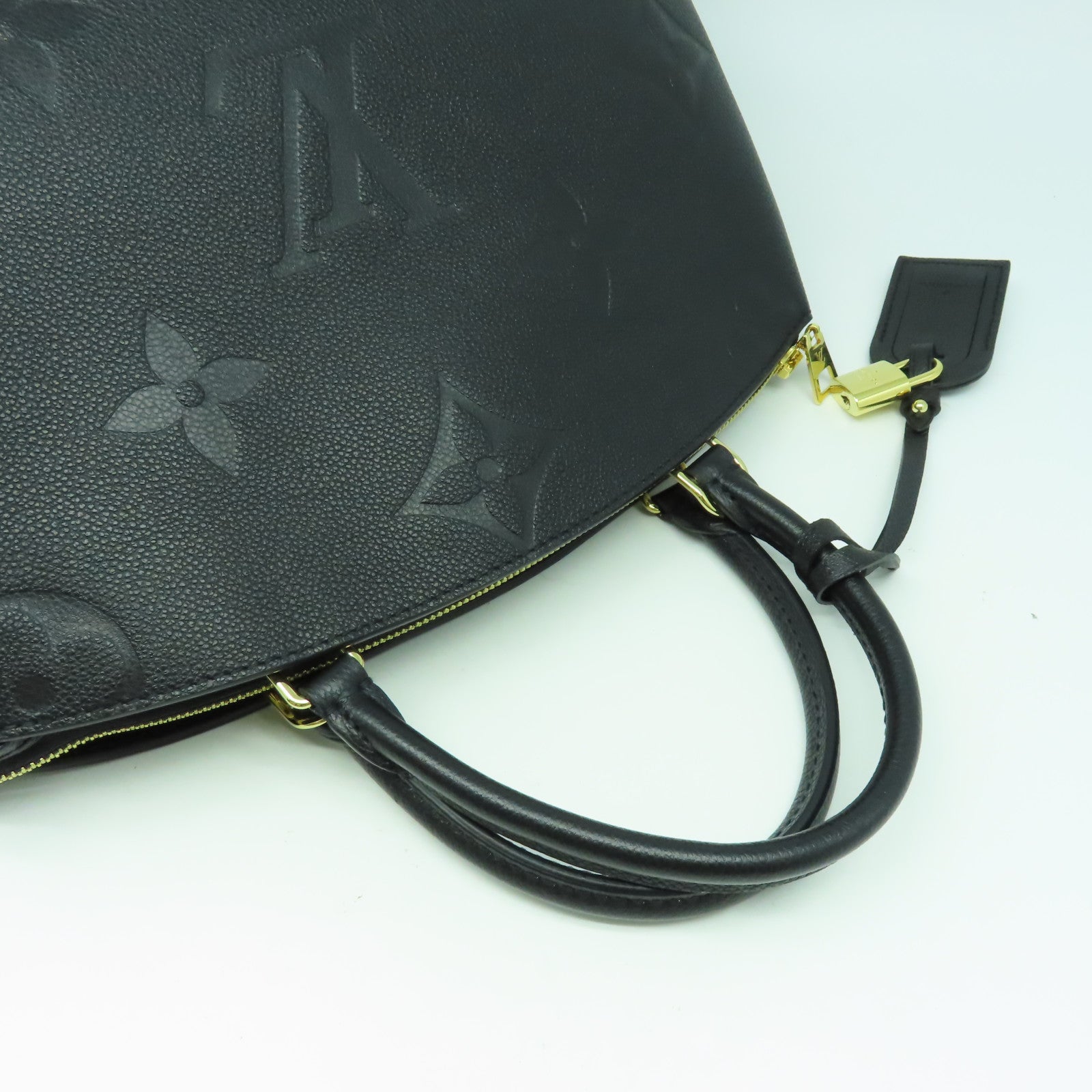 LOUIS VUITTON 【清倉大減價】Monogram Empreinte Grand Palais金扣手挽肩背兩用袋黑色