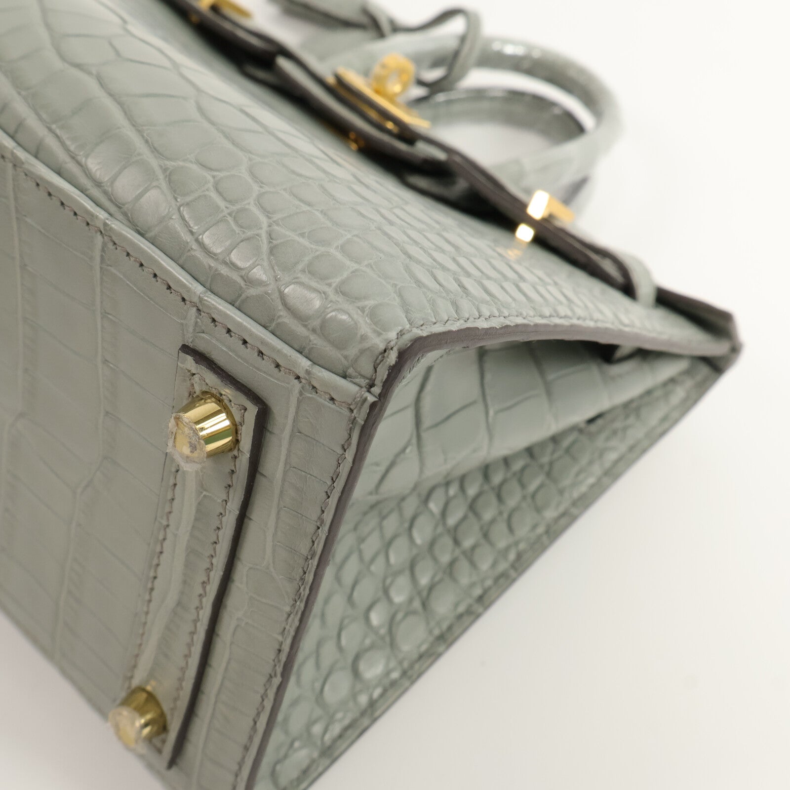 HERMES 鱷魚皮革Birkin 20手挽袋