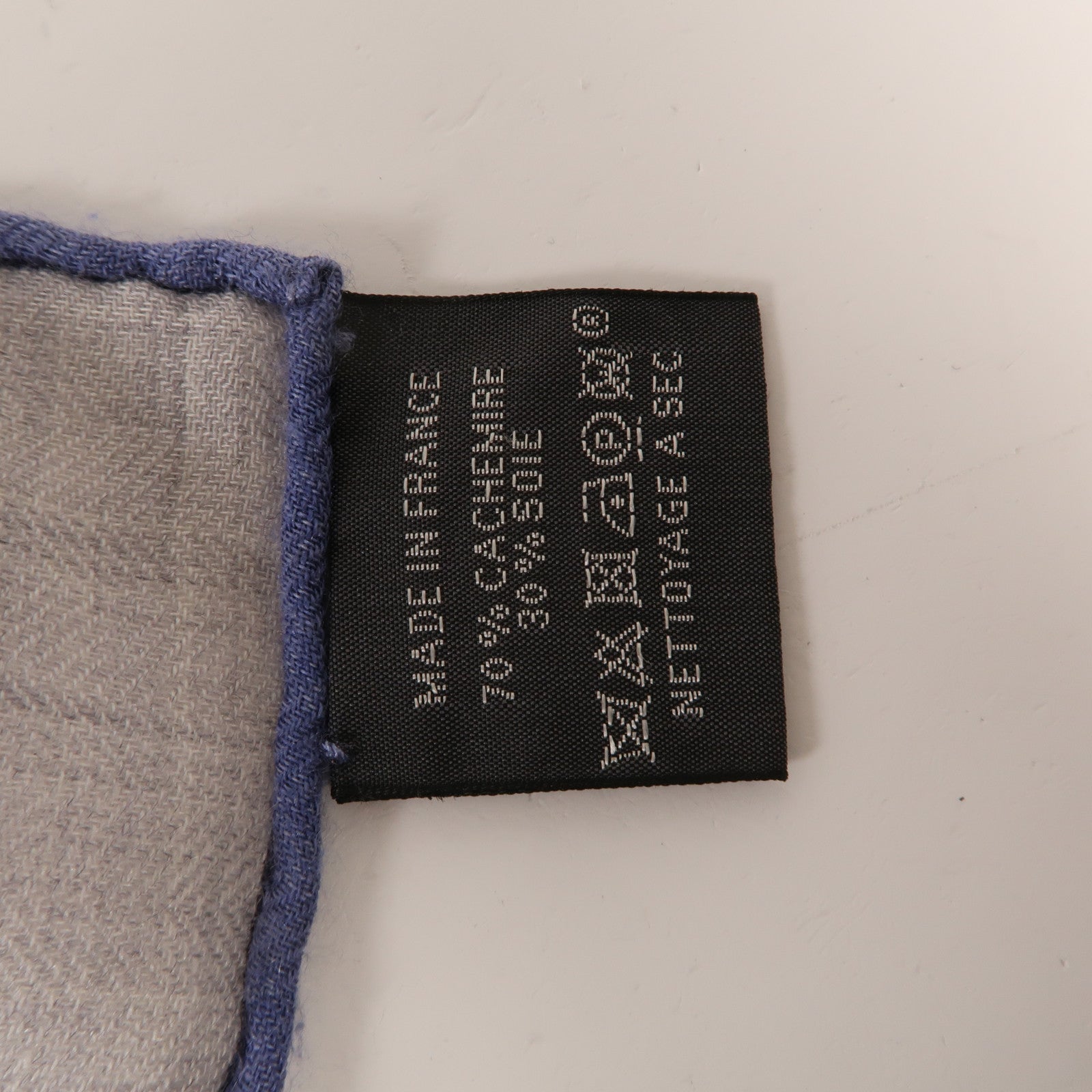 HERMES 羊絨Scarf圍巾Blue