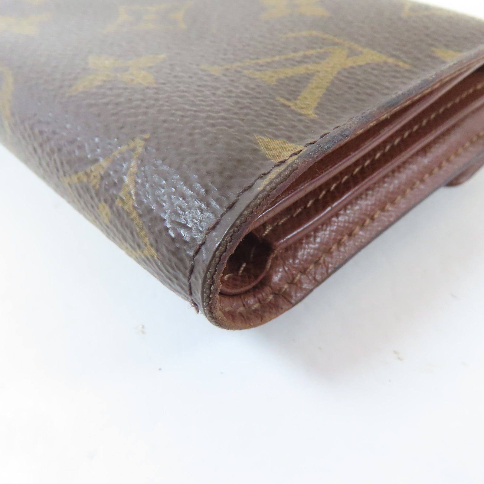 LOUIS VUITTON Monogram Victorine Wallet金扣錢包啡色