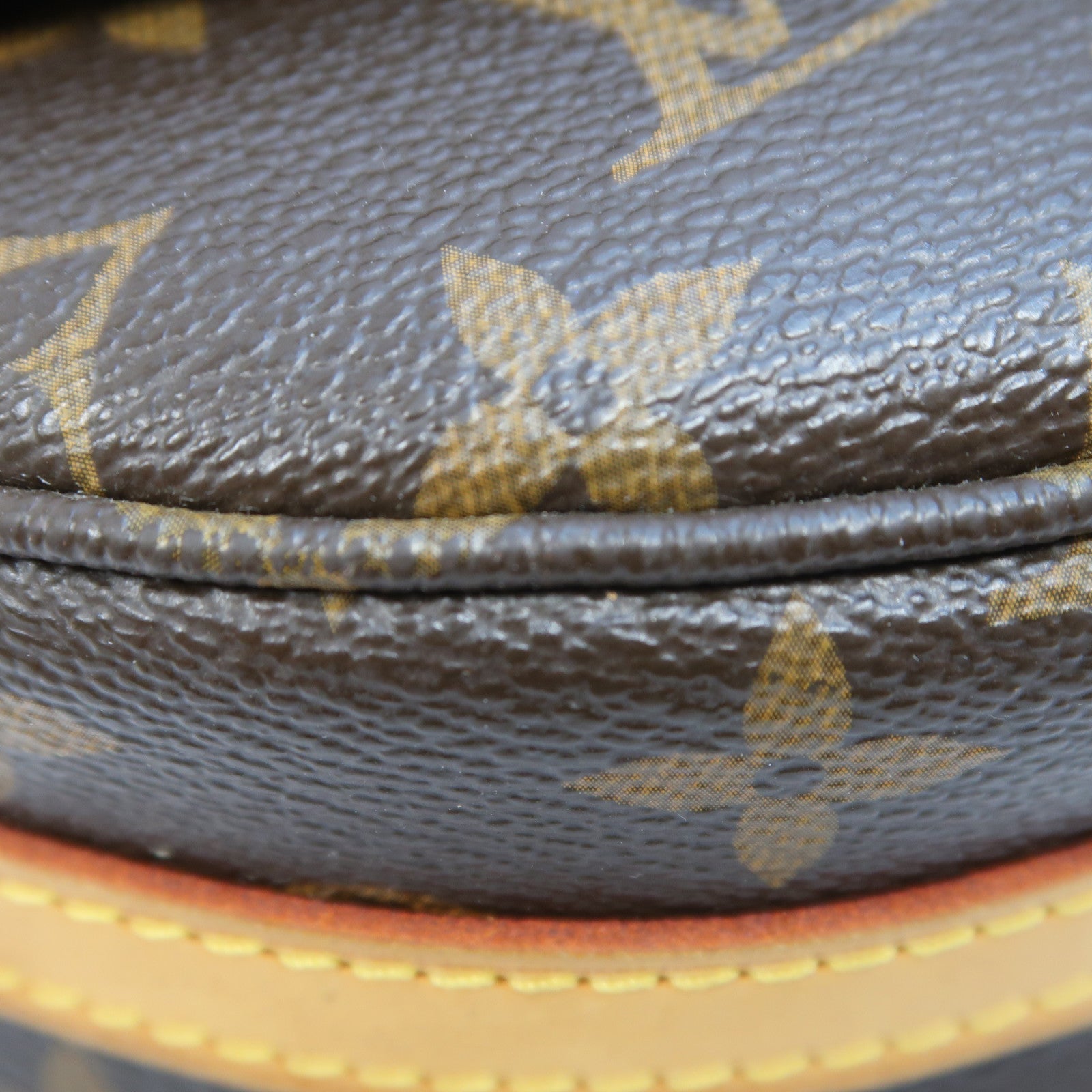 LOUIS VUITTON Monogram Chantilly PM金扣肩背袋啡色