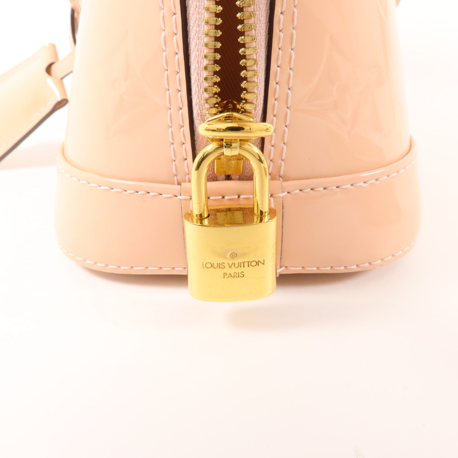 LOUIS VUITTON Monogram Vernis Alma BB手挽肩背兩用袋
