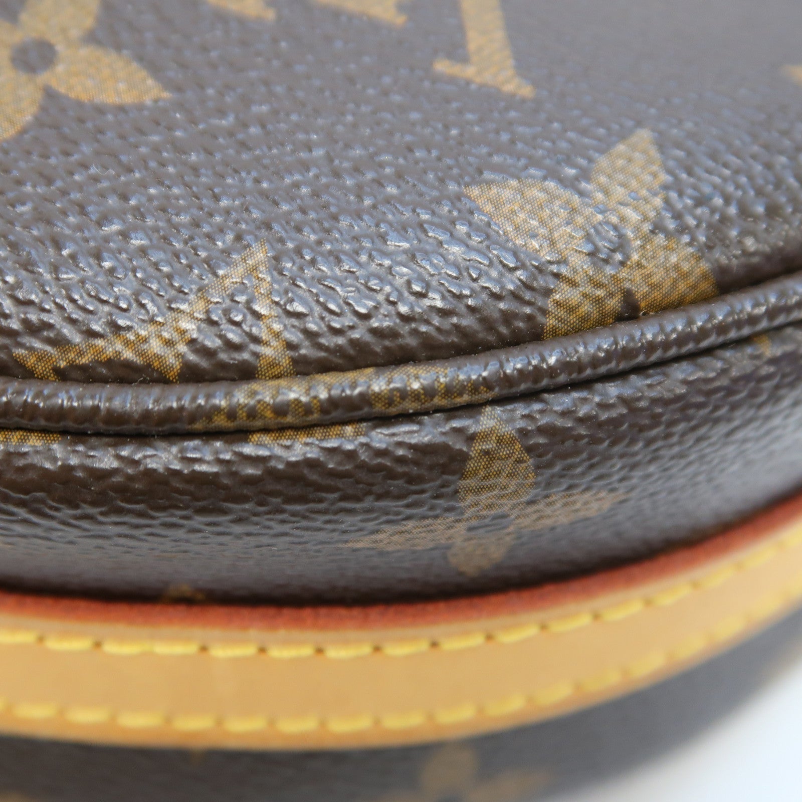 LOUIS VUITTON Monogram Chantilly PM金扣肩背袋啡色
