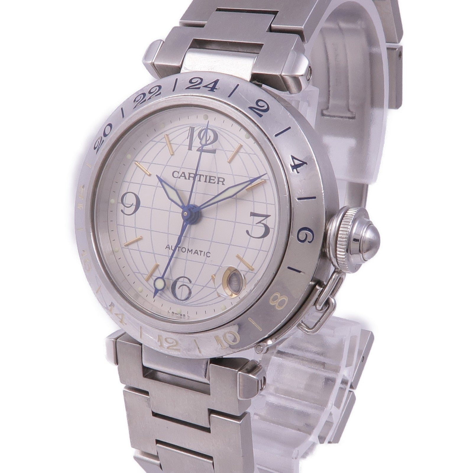 CARTIER Pasha C GMT W31029M7