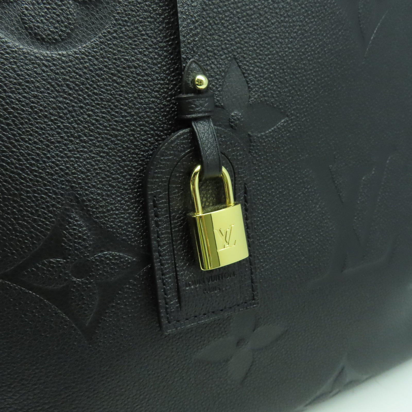 LOUIS VUITTON 【清倉大減價】Monogram Empreinte Grand Palais金扣手挽肩背兩用袋黑色