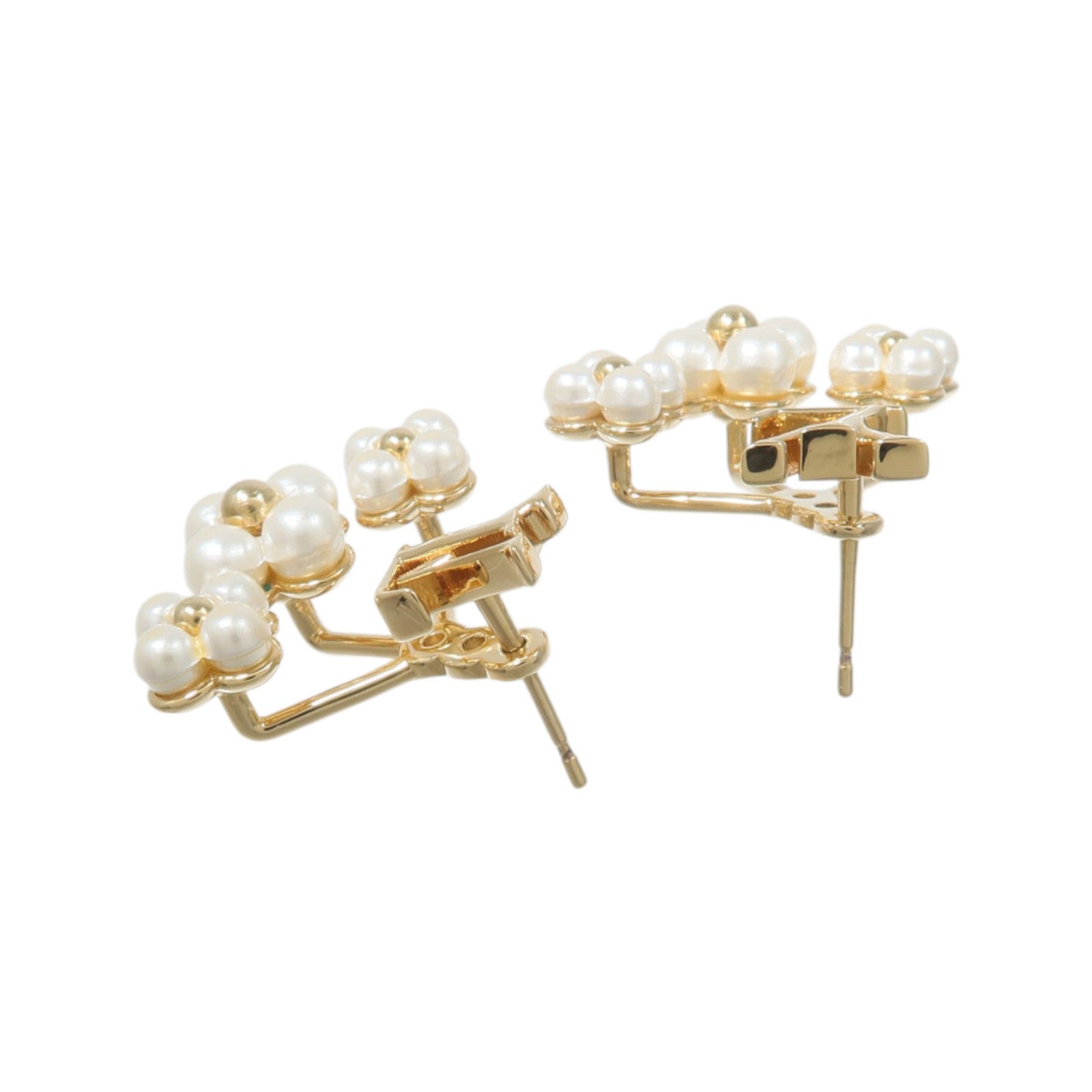 LOUIS VUITTON 金屬/PVC Floragram Earrings