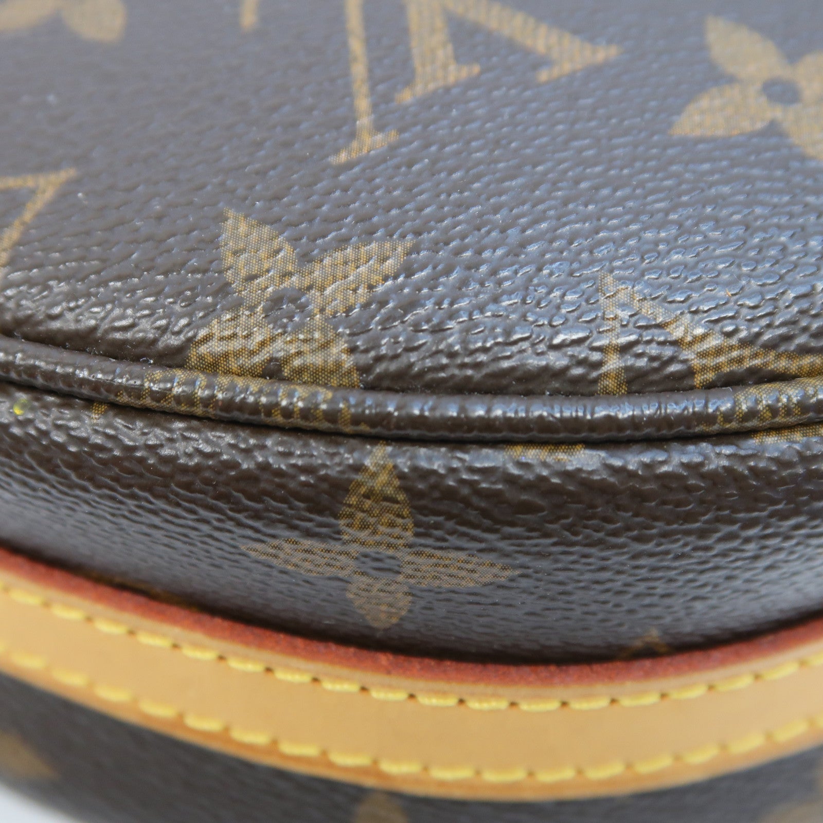 LOUIS VUITTON Monogram Chantilly PM金扣肩背袋啡色