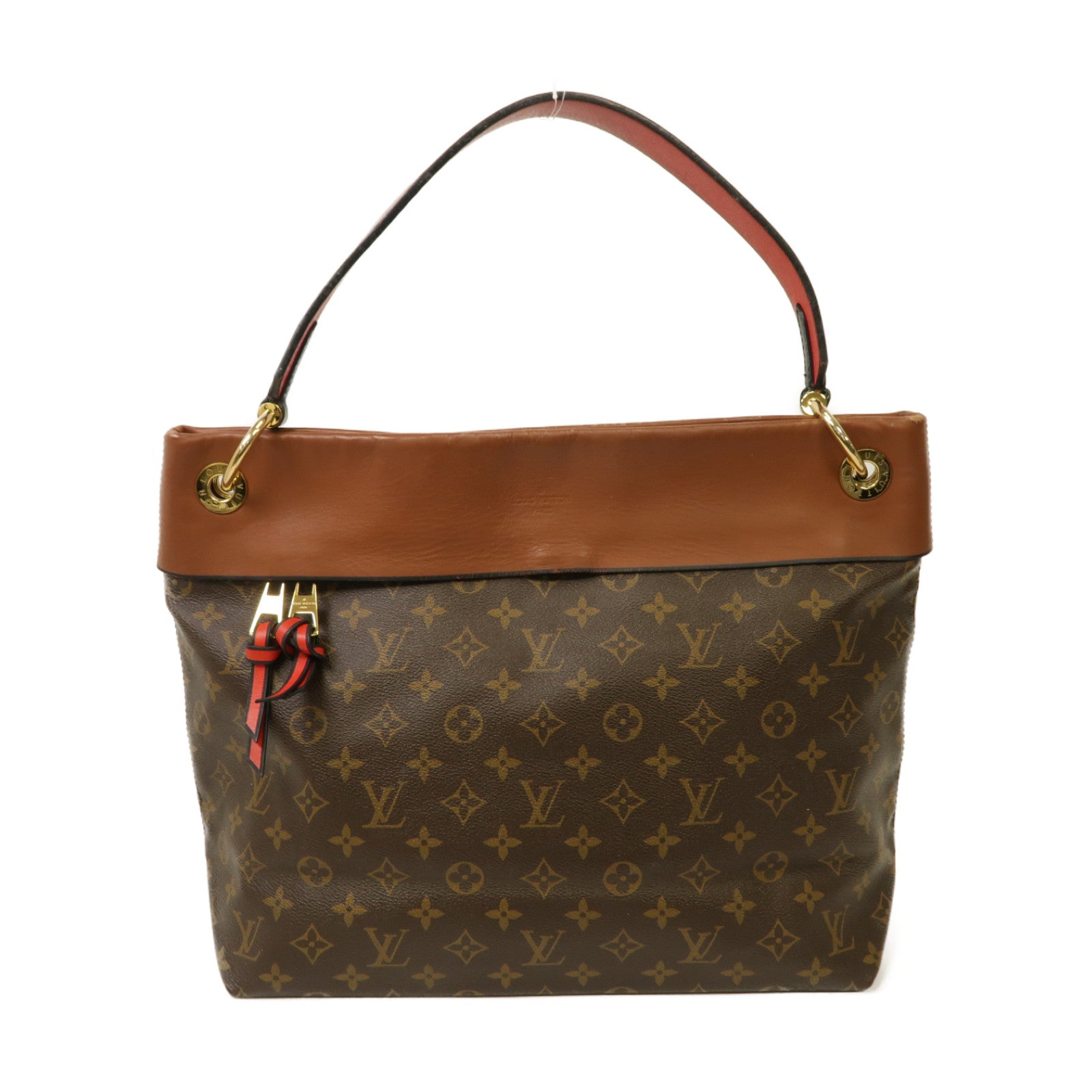 LOUIS VUITTON 【激減優惠】Monogram Tuileries Hobo金扣肩背袋啡色