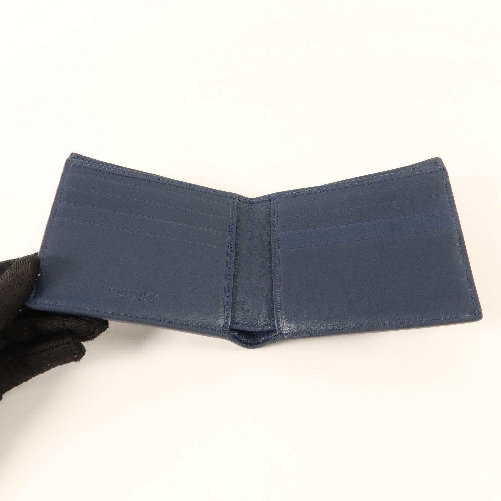 BOTTEGA VENETA 織紋皮革Bifold Wallet錢包