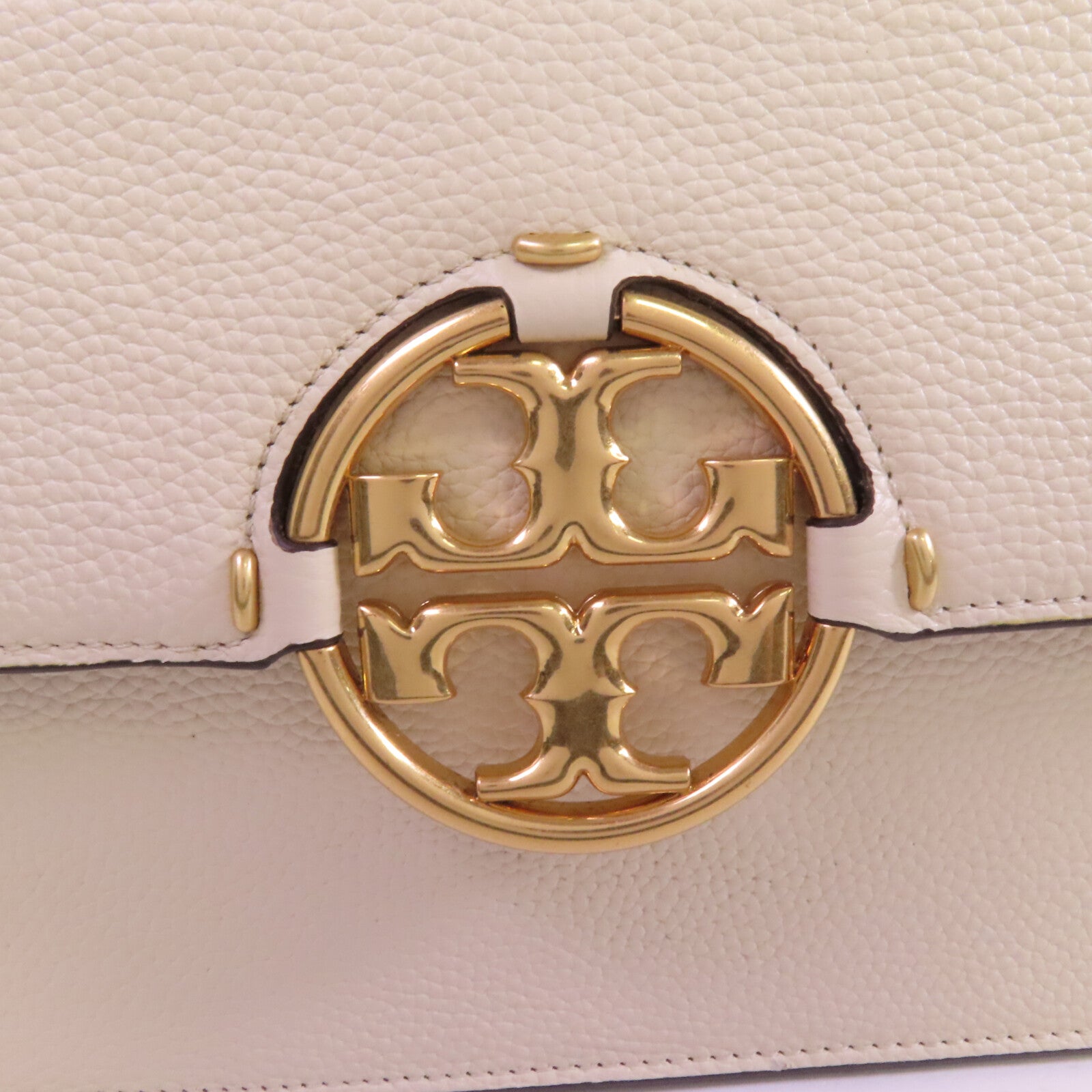 Tory Burch 牛皮皮革2Way Shoulder Bag金扣鏈帶手挽肩背兩用袋