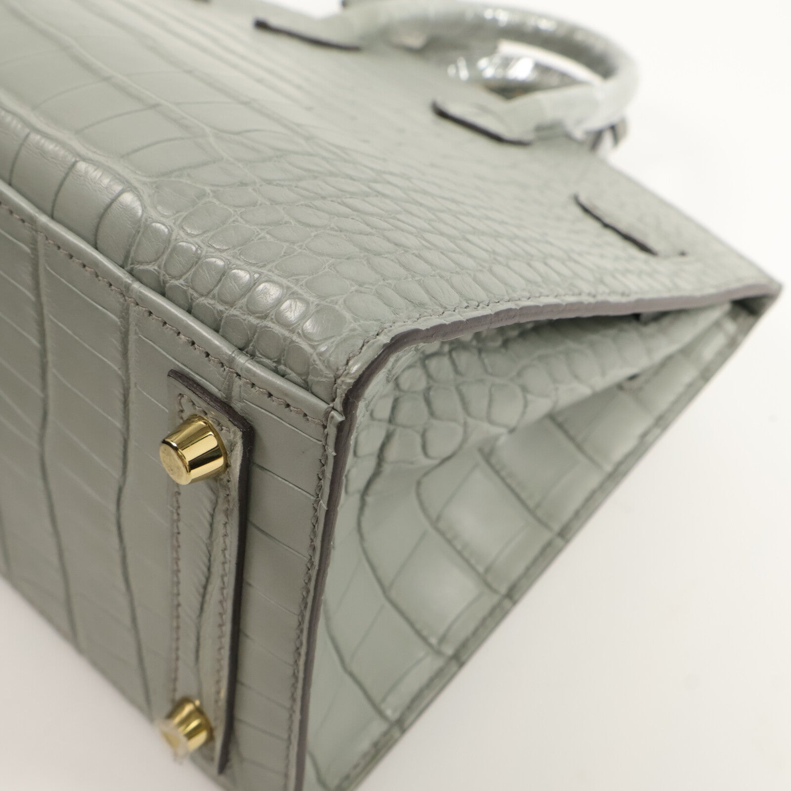 HERMES 鱷魚皮革Birkin 20手挽袋