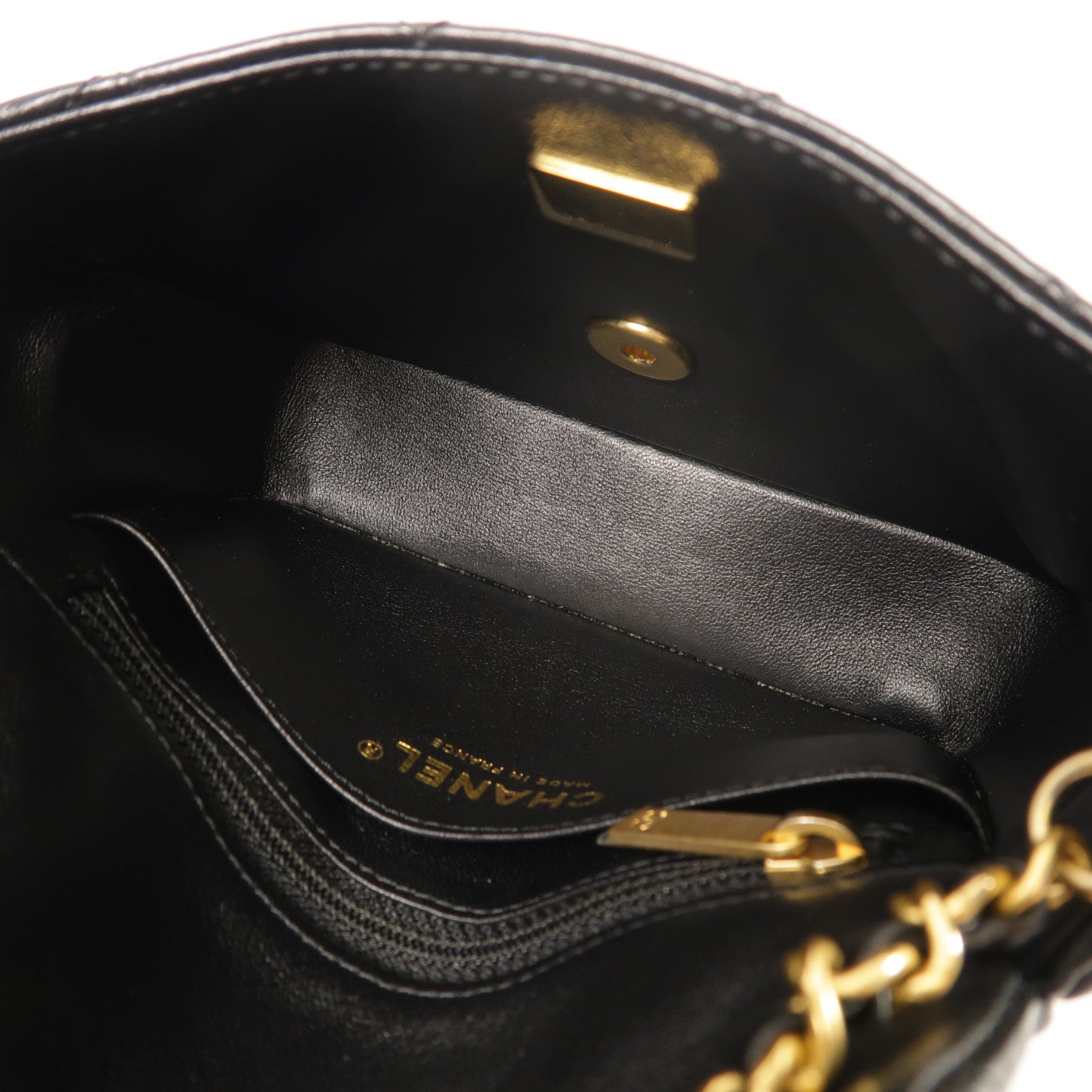 CHANEL 羊皮皮革Mini Flap Bag鏈帶肩背袋