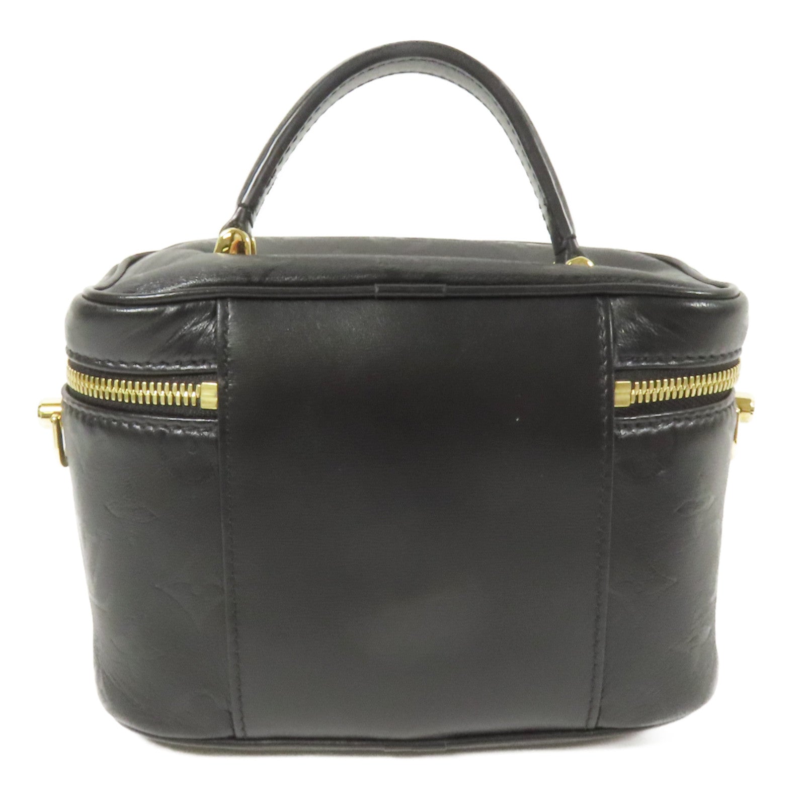 LOUIS VUITTON Monogram Ink Vanity PM金扣鏈帶手挽肩背兩用袋