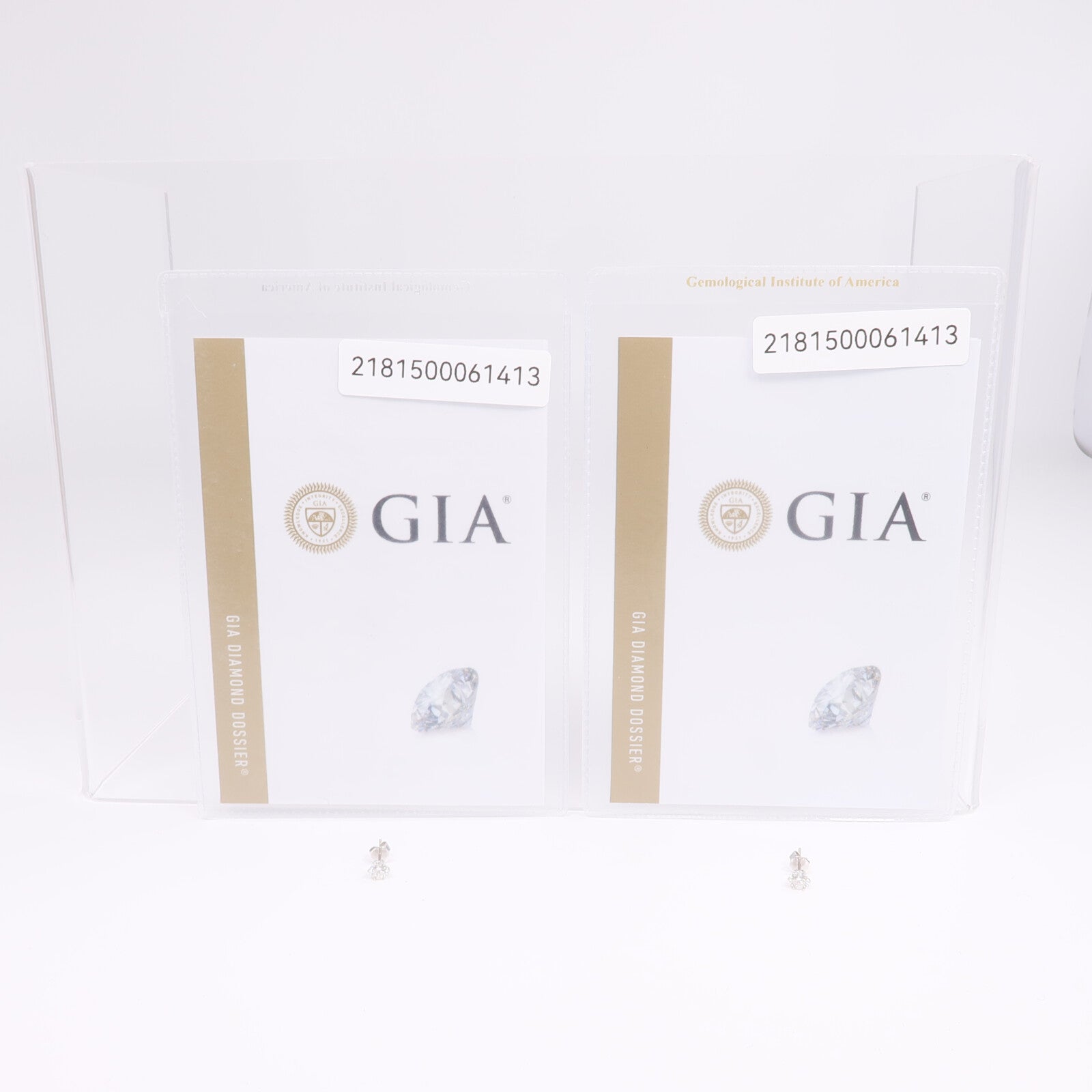 JEWELRY 18K白金Diamond Earrings鑽石耳環