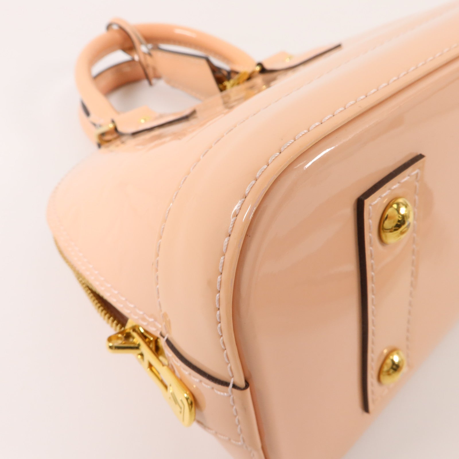 LOUIS VUITTON Monogram Vernis Alma BB手挽肩背兩用袋