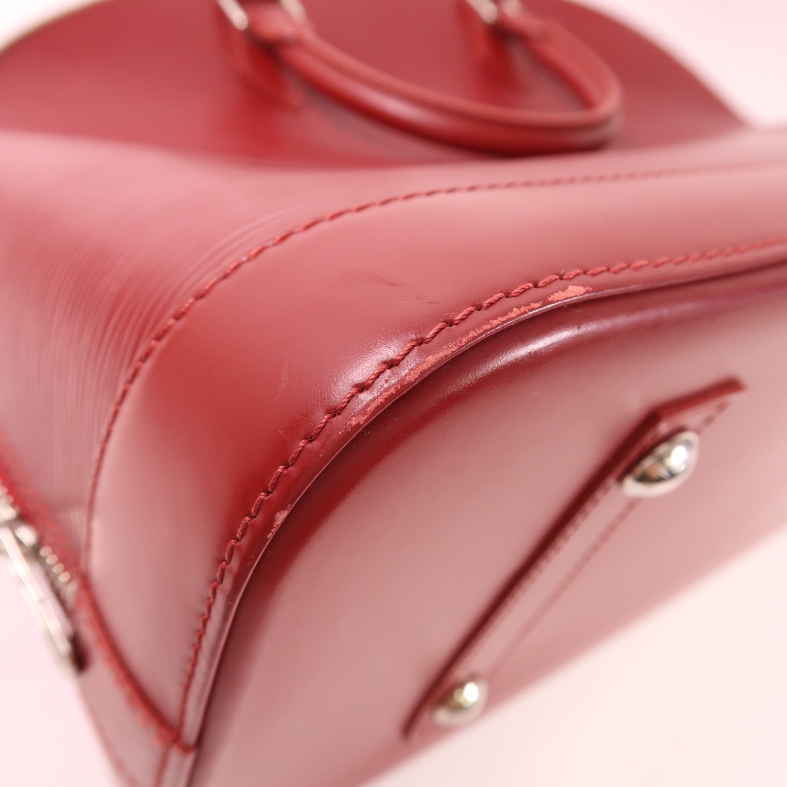 LOUIS VUITTON LV SHW Alma PM Handbag M40490 Epi Red