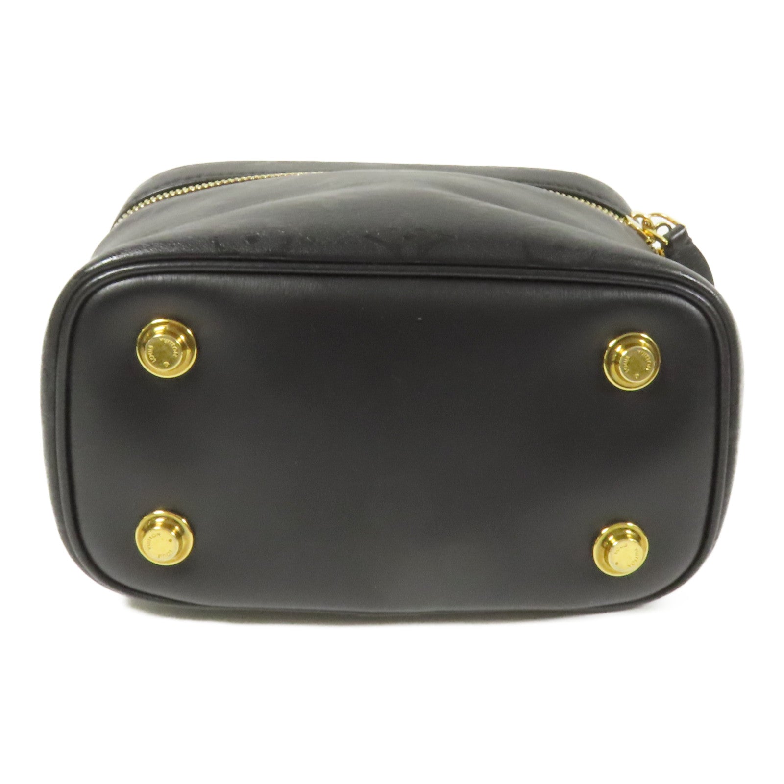 LOUIS VUITTON Monogram Ink Vanity PM金扣鏈帶手挽肩背兩用袋