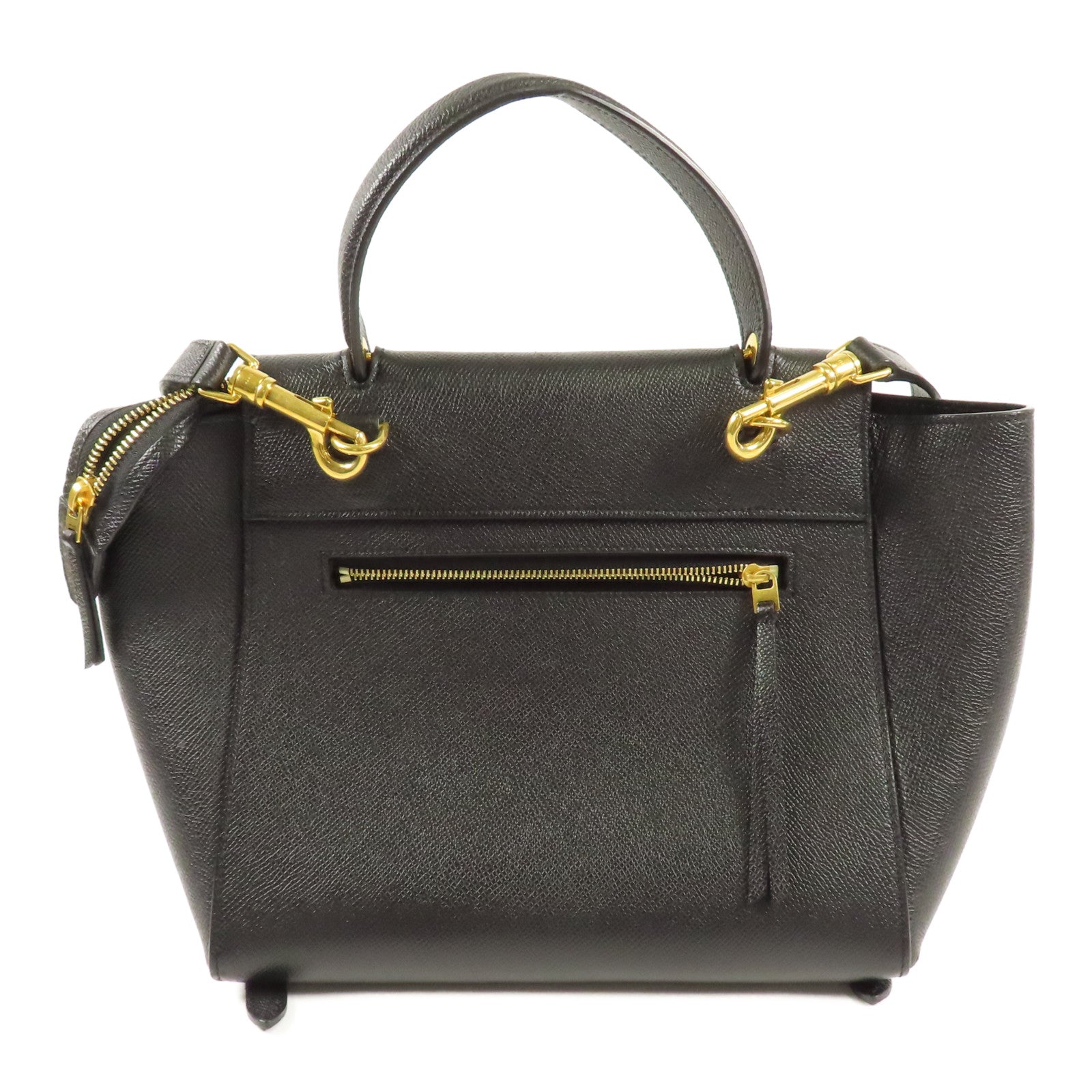 CELINE 牛皮皮革Mirco Belt Bag金扣手挽肩背兩用袋