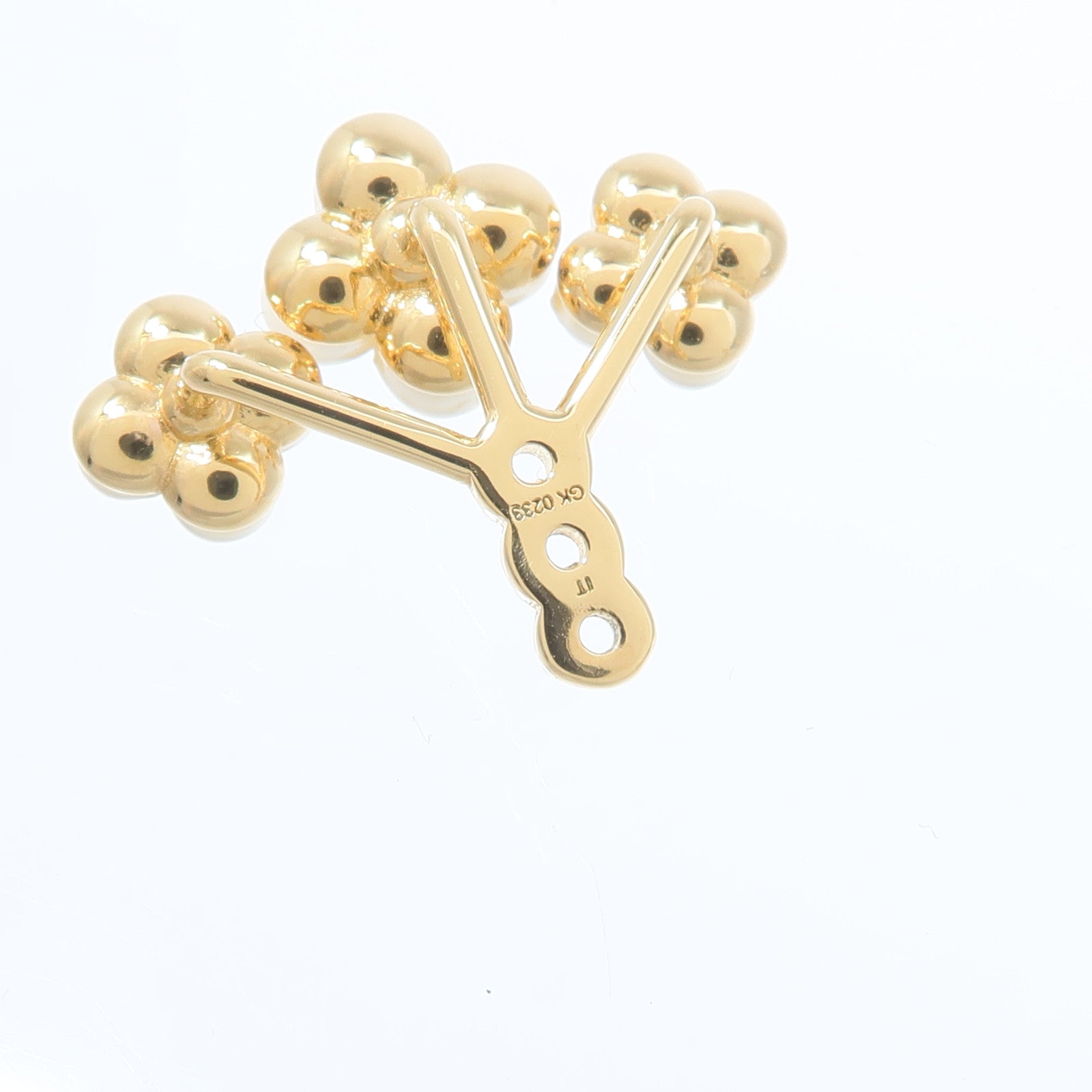 LOUIS VUITTON 金屬/PVC Floragram Earrings
