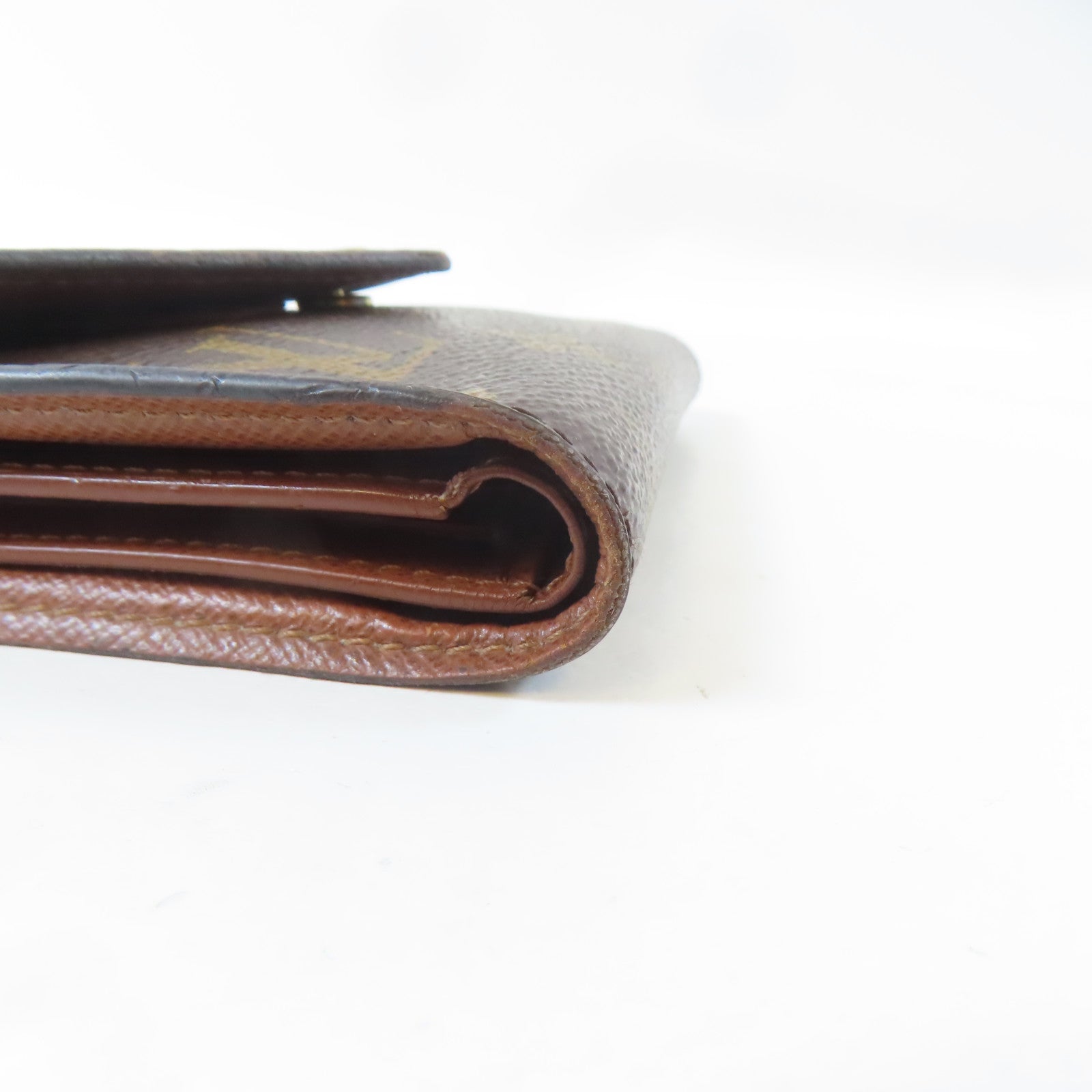 LOUIS VUITTON Monogram Victorine Wallet金扣錢包啡色