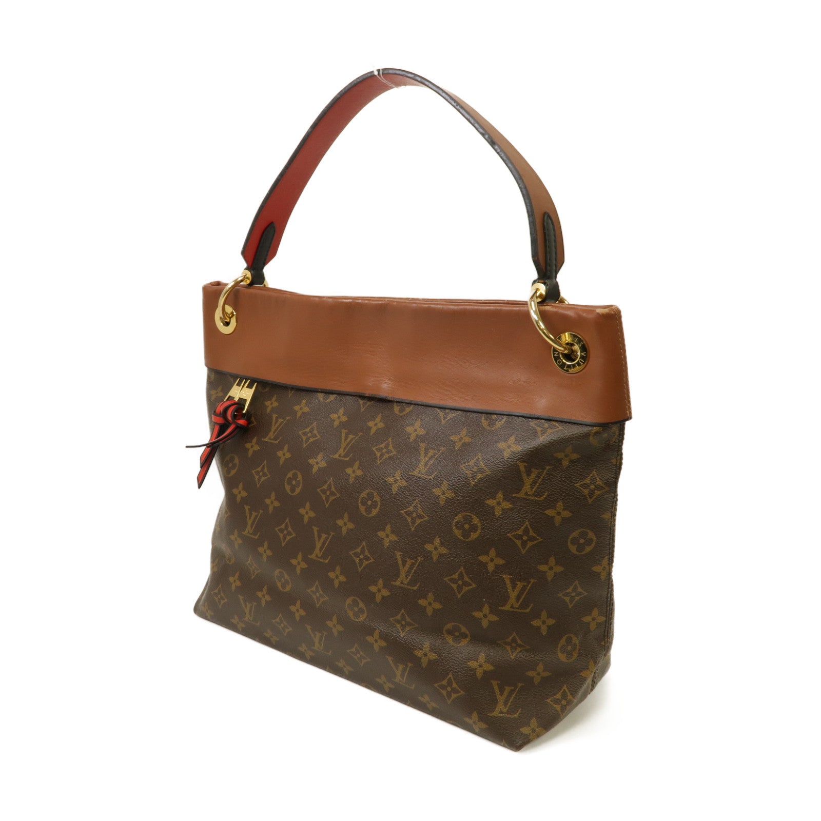 LOUIS VUITTON 【激減優惠】Monogram Tuileries Hobo金扣肩背袋啡色