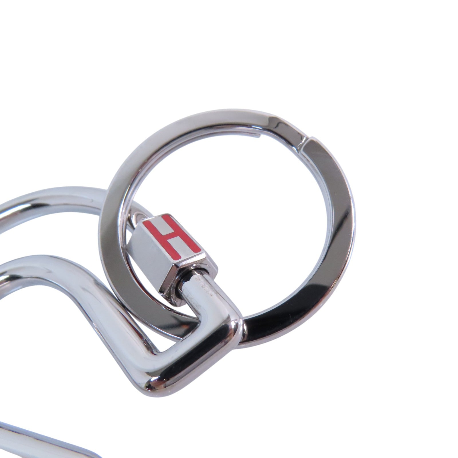 HERMES 金屬Fer A Cheval Key Ring銀扣鎖匙扣