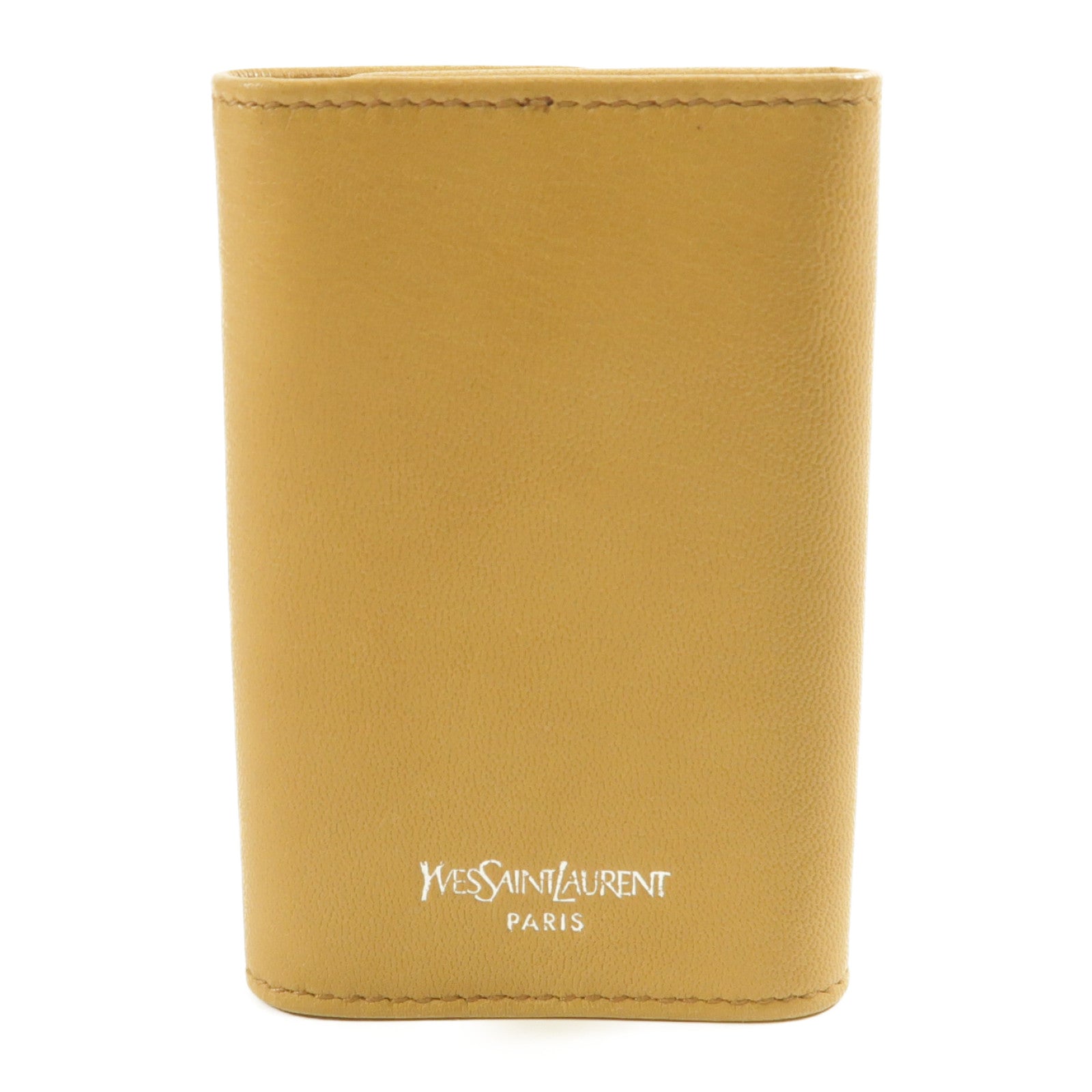 SAINT LAURENT 牛皮皮革Key Case銀扣鎖匙包