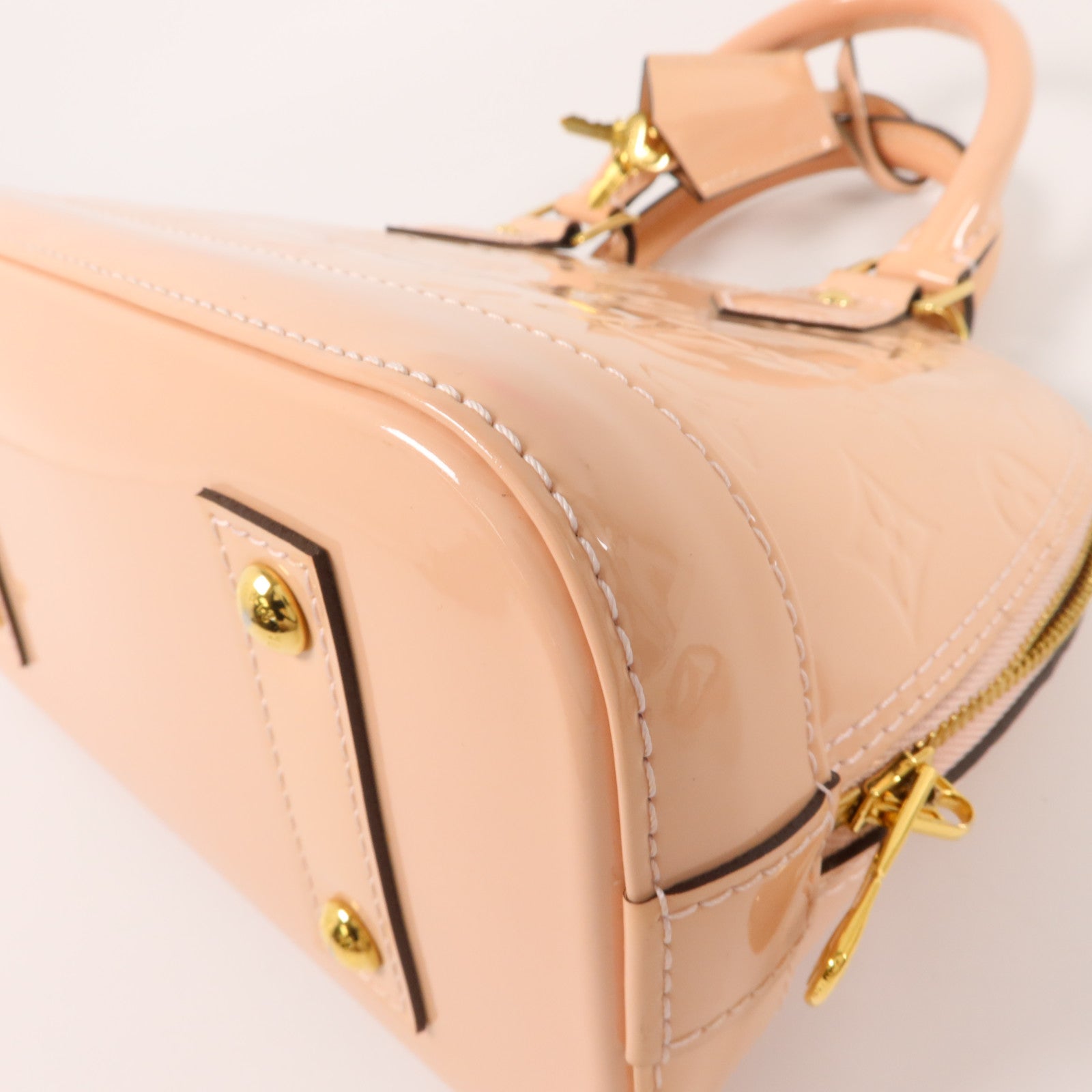 LOUIS VUITTON Monogram Vernis Alma BB手挽肩背兩用袋