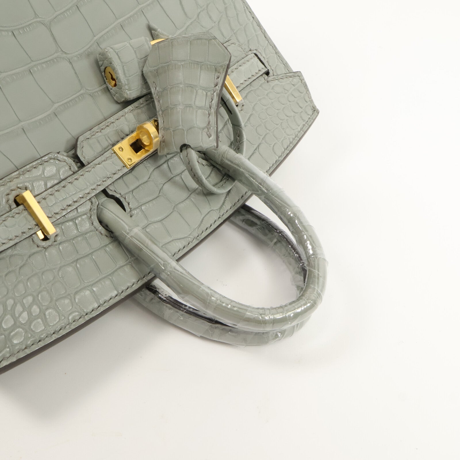 HERMES 鱷魚皮革Birkin 20手挽袋