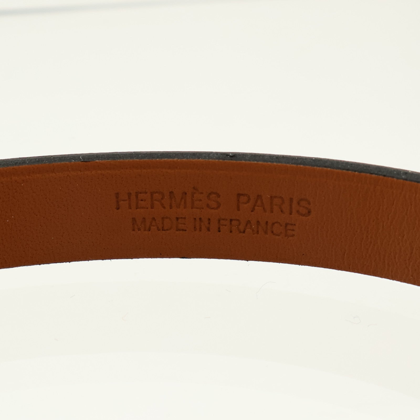 HERMES Swift皮革Mini Kelly Double Tour金扣手鏈Noir