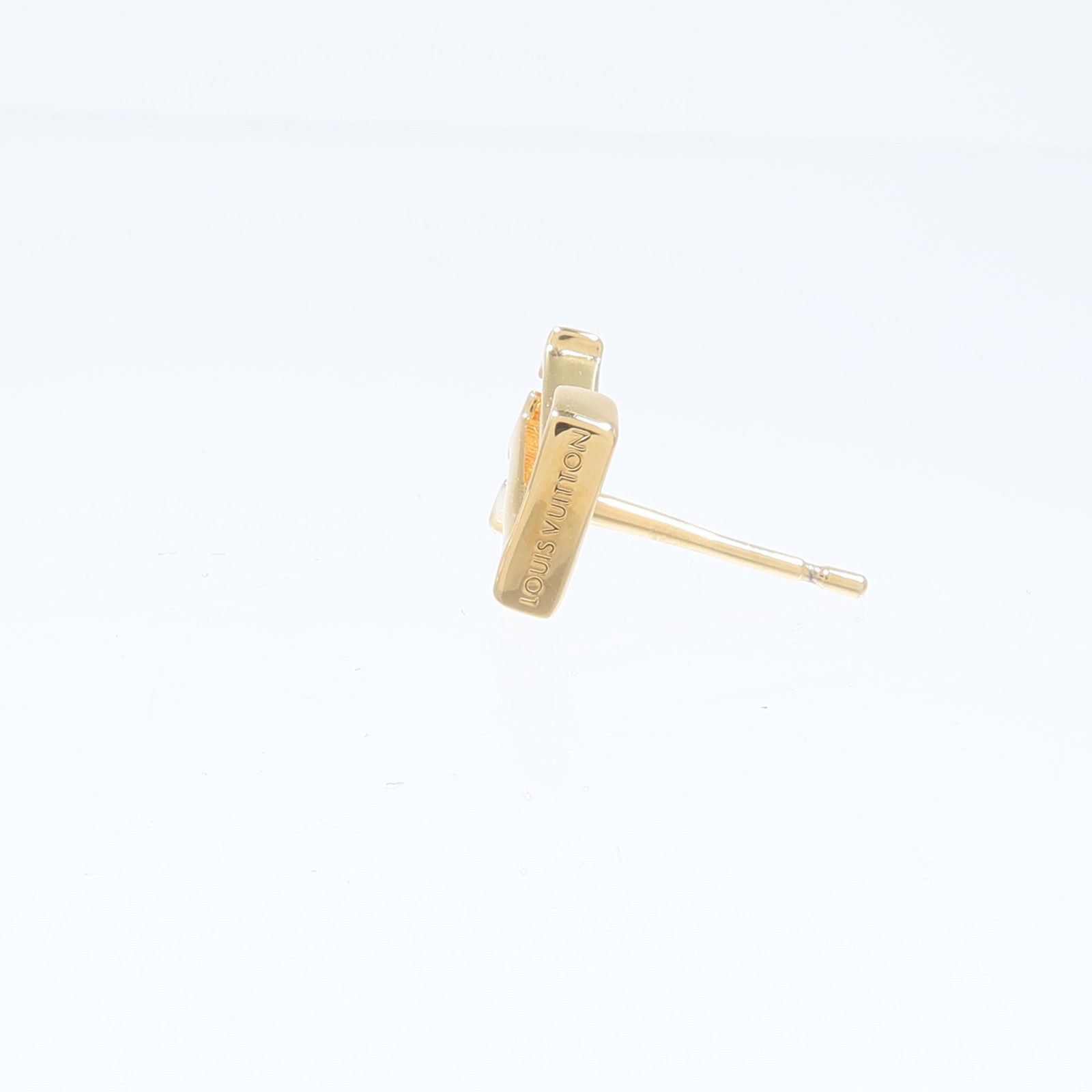 LOUIS VUITTON 金屬/PVC Floragram Earrings