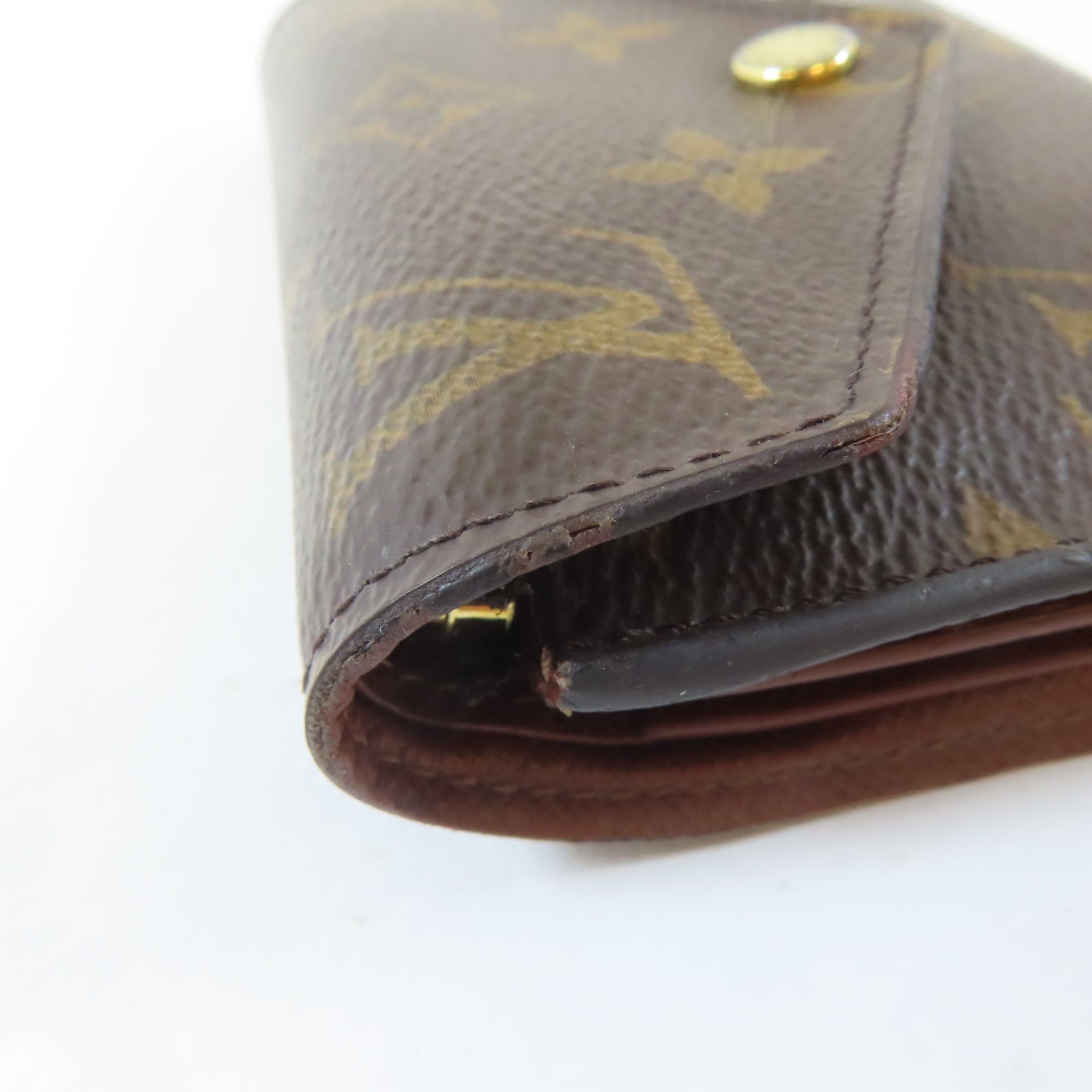 LOUIS VUITTON Monogram Victorine Wallet金扣錢包啡色