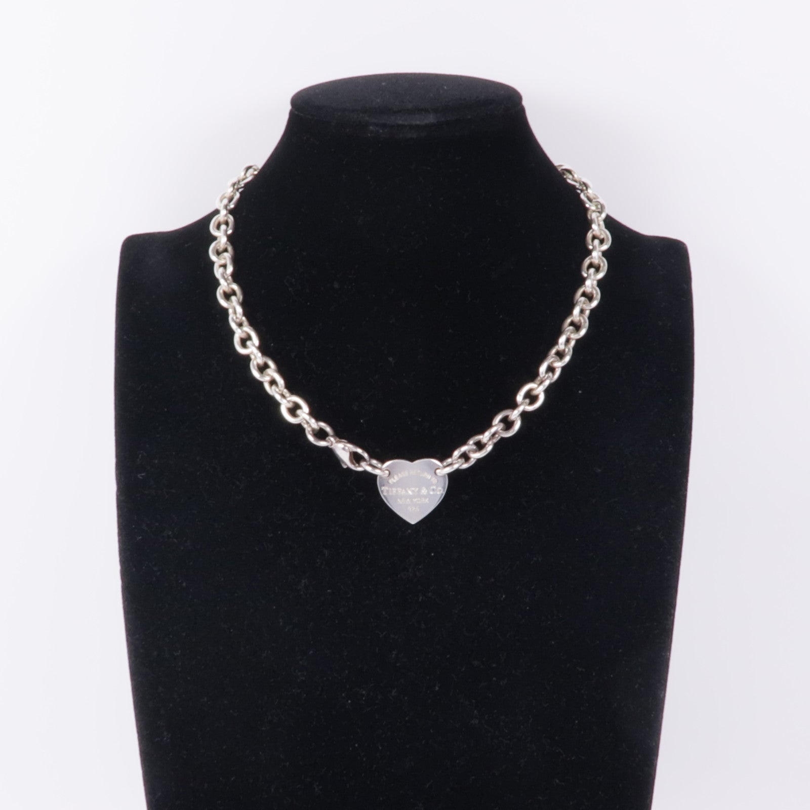 TIFFANY＆CO 925純銀Return To Tiffany Necklace項鍊