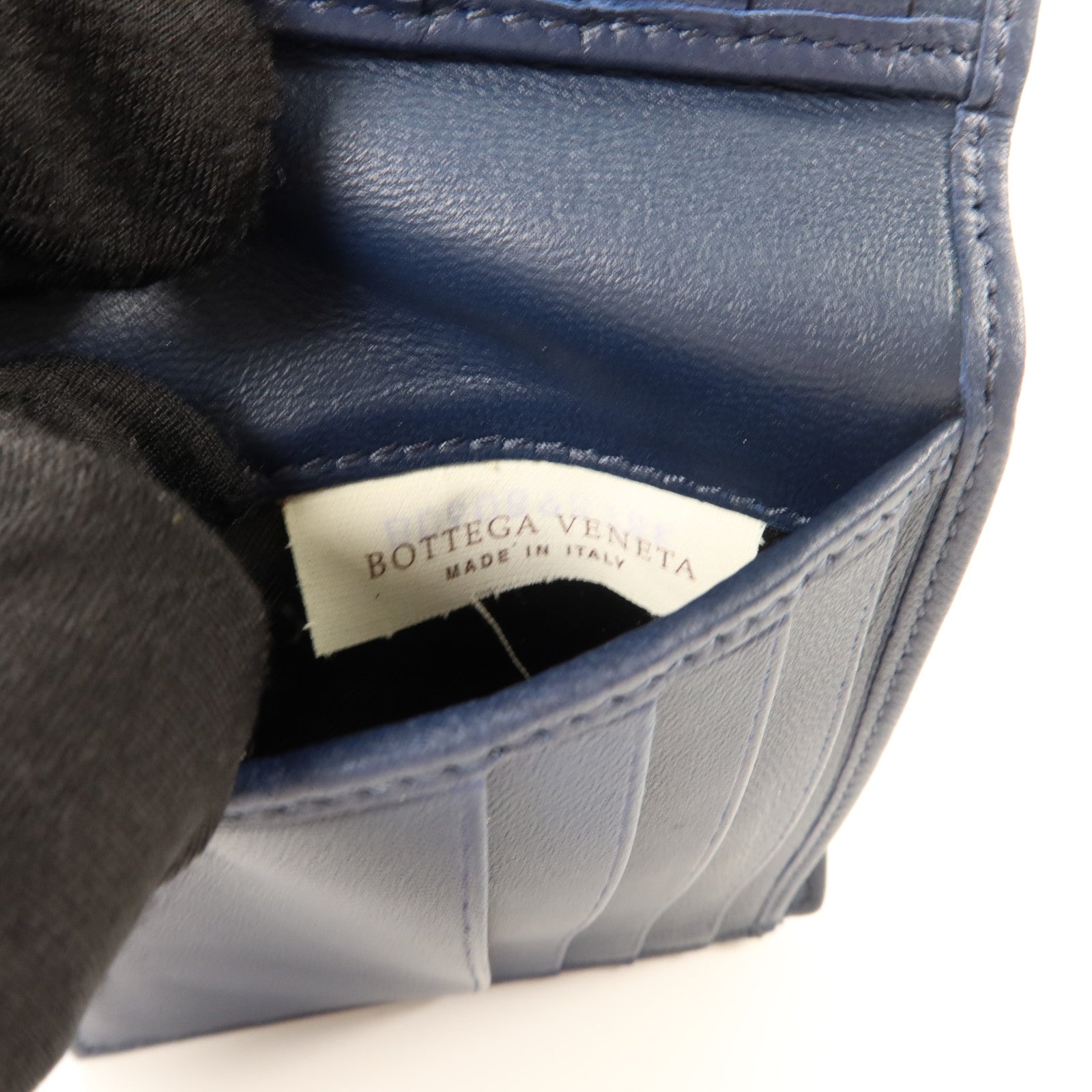 BOTTEGA VENETA 織紋皮革Bifold Wallet錢包