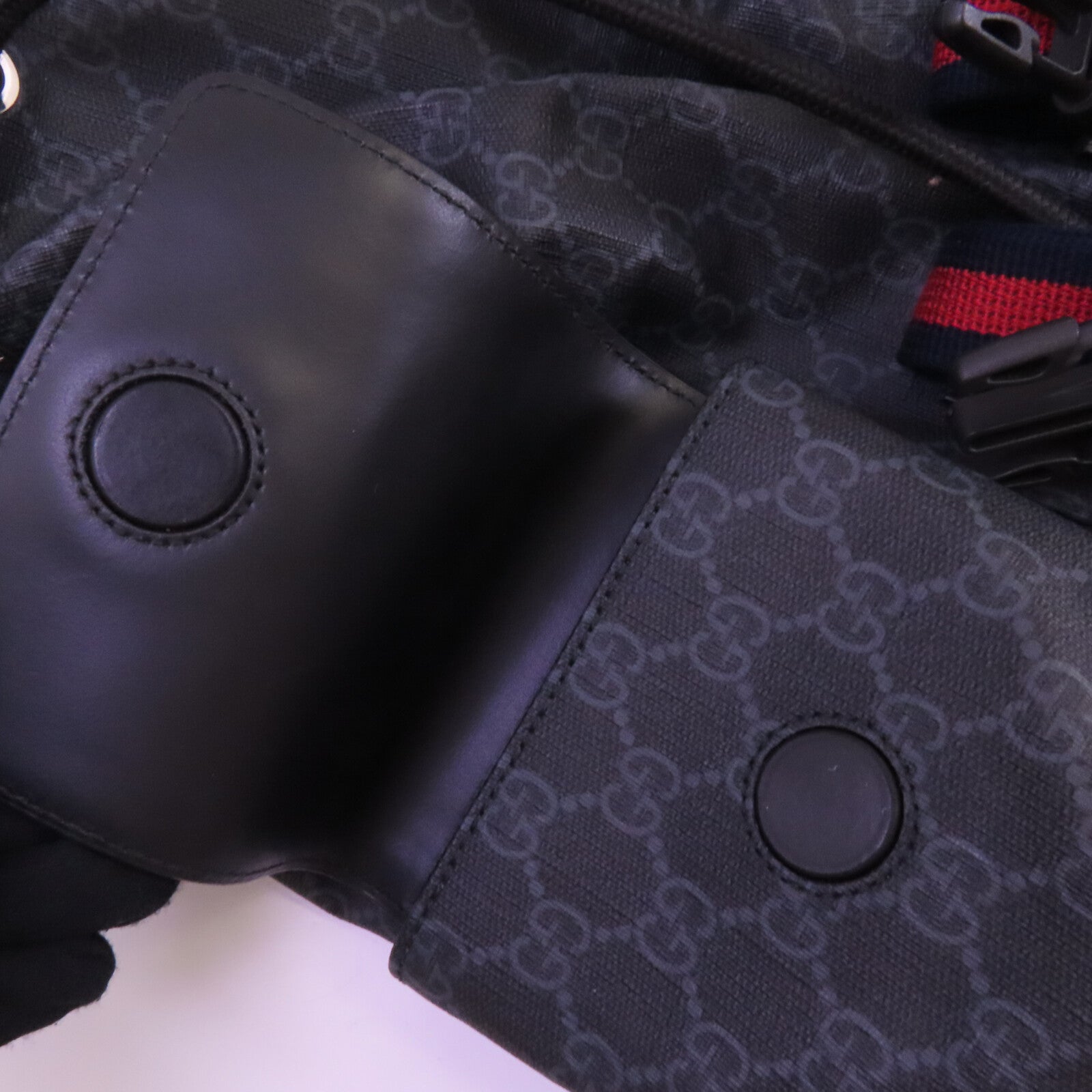 GUCCI 塗層帆布GG Supreme Backpack背包