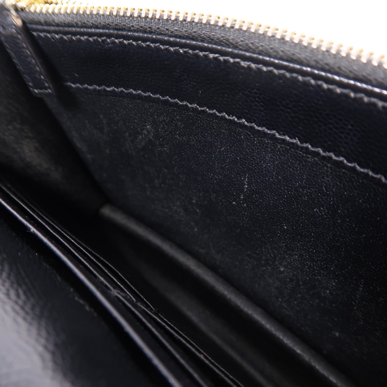 YVES SAINT LAURENT 牛皮皮革Wallet On Chain金扣鏈帶肩背袋